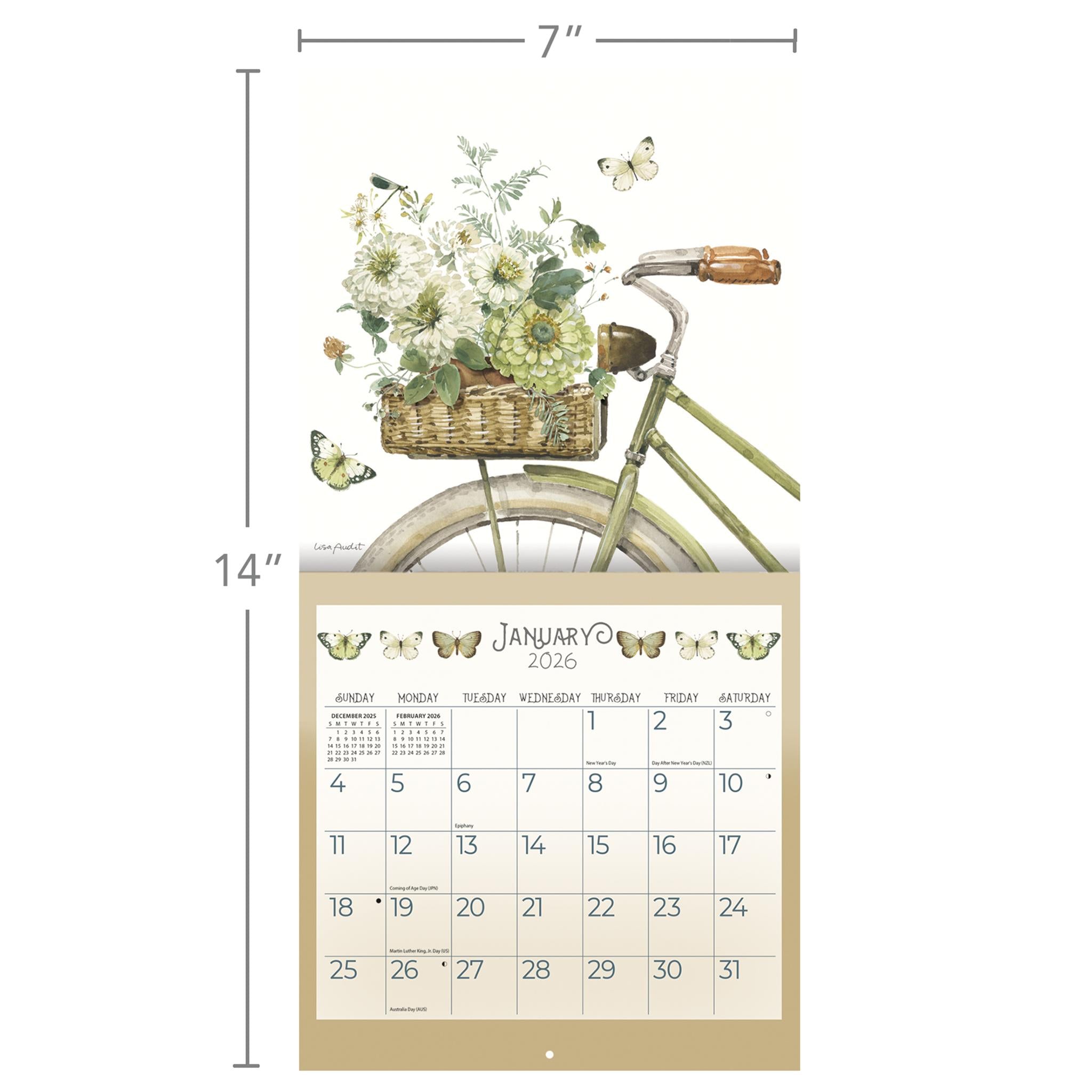 A Beautiful Ride 2026 Mini Calendar