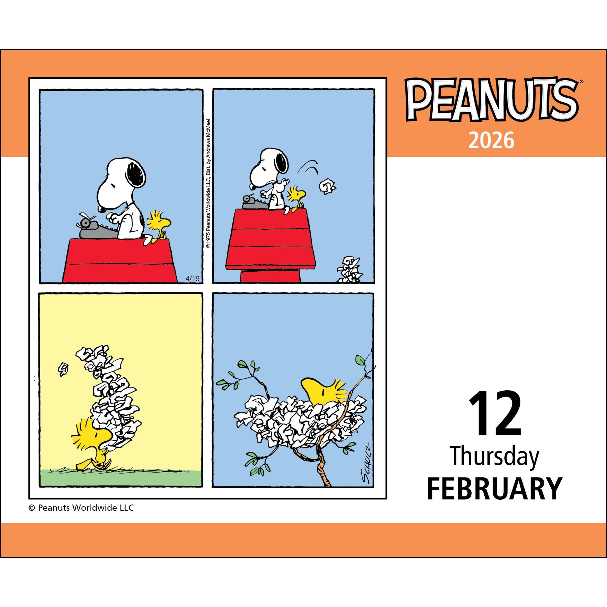 Calendrier de la boîte Peanuts® 2026