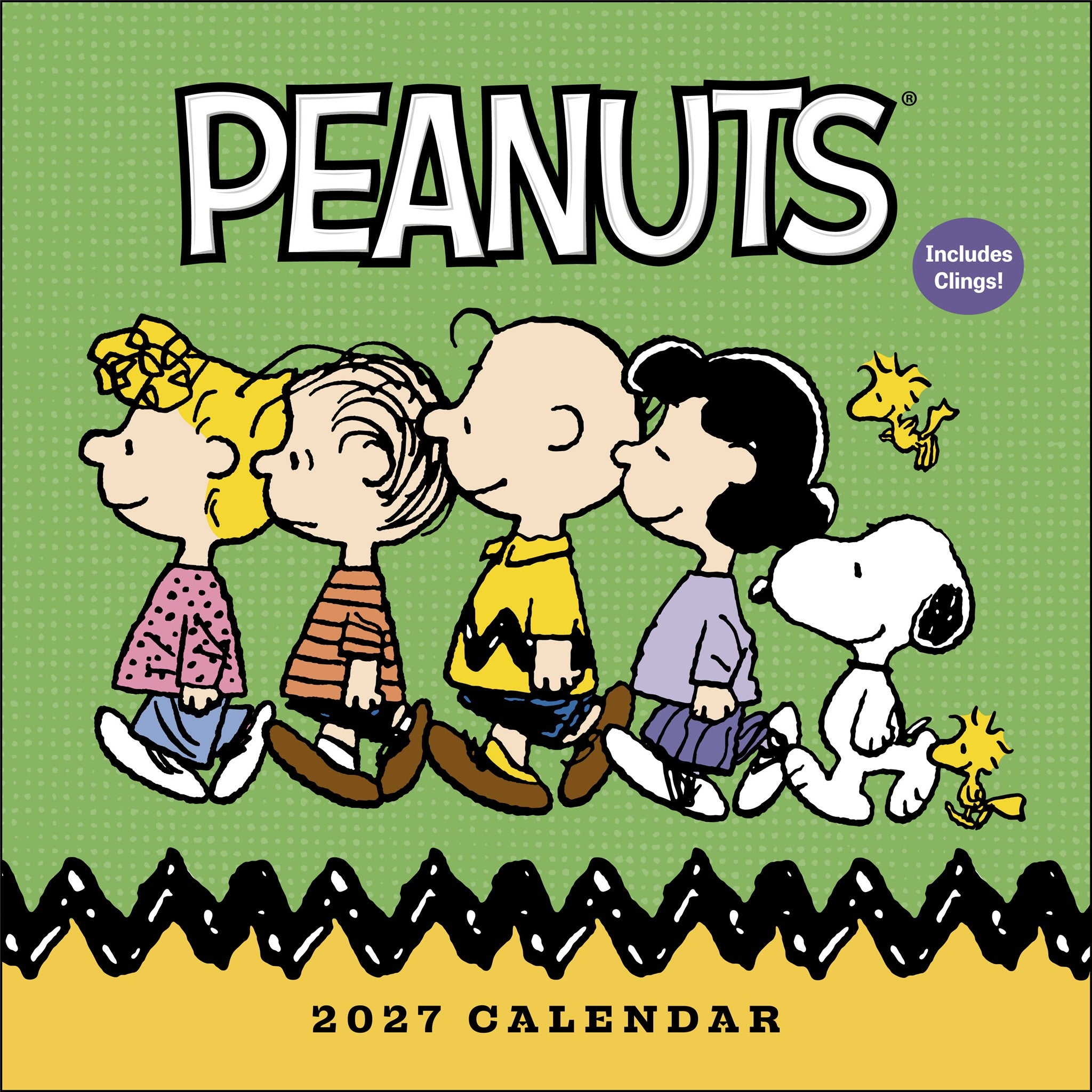 Calendrier mural Peanuts® avec autocollants 2027