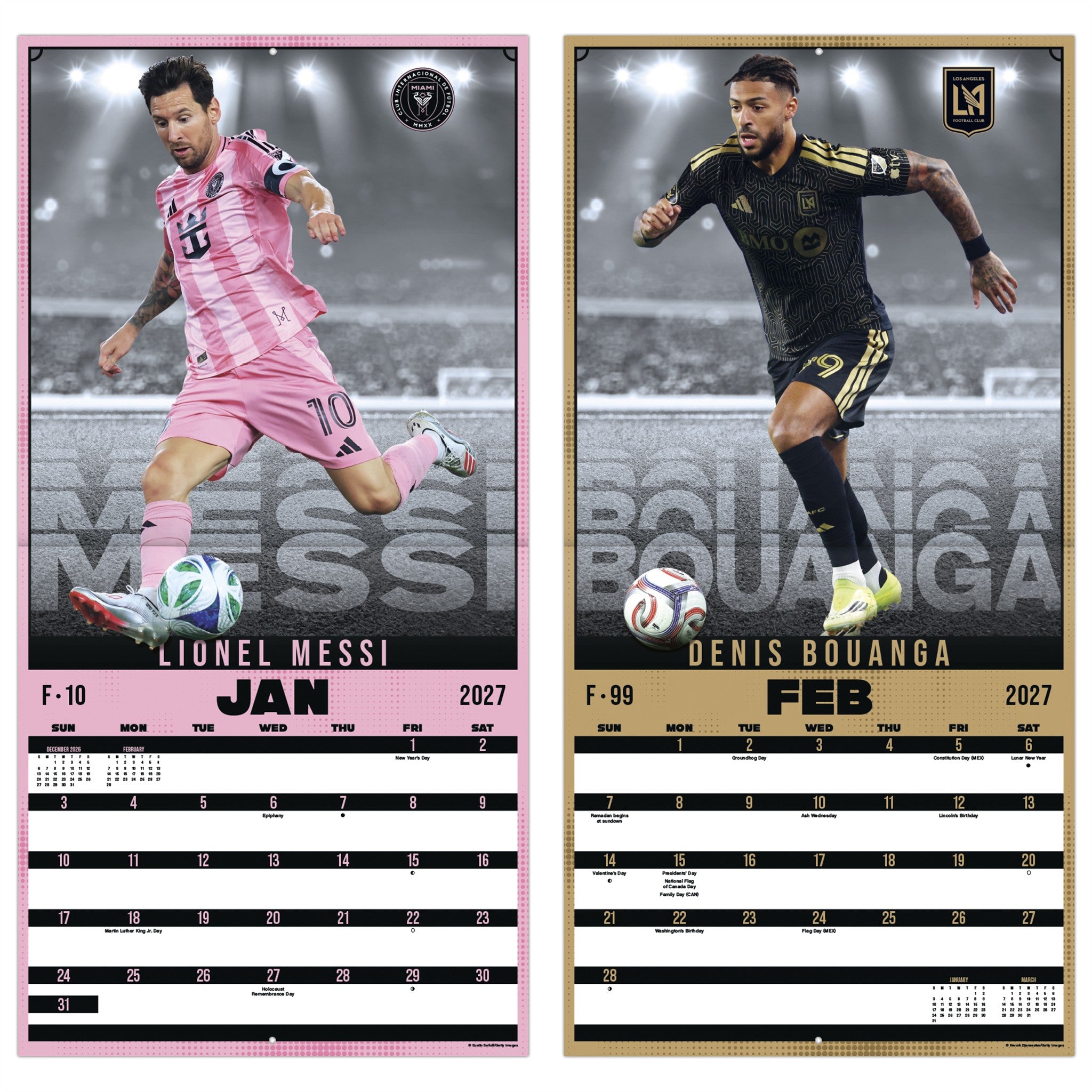 MLS Superstars 2027 Wall Calendar