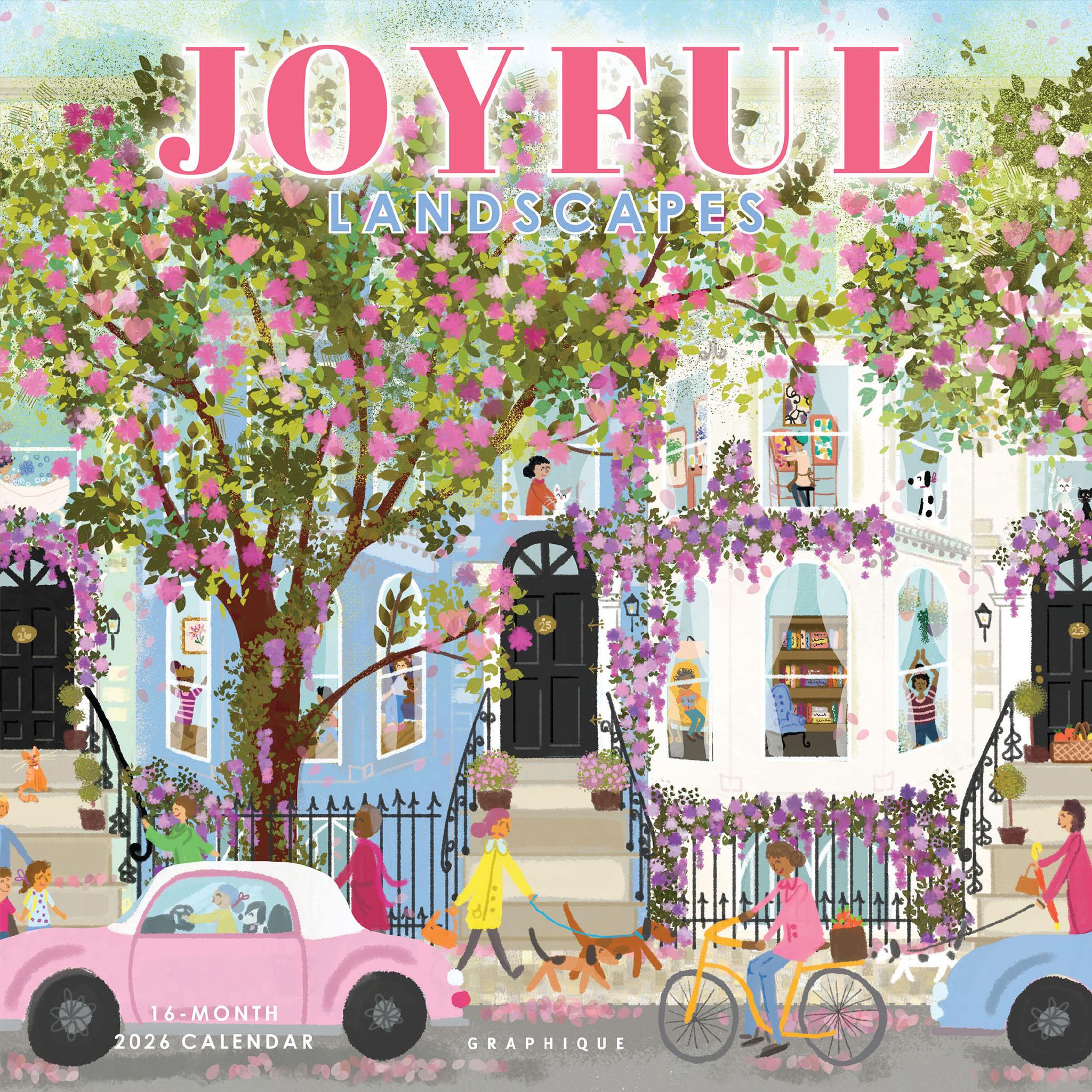 Calendrier mural Paysages joyeux 2026