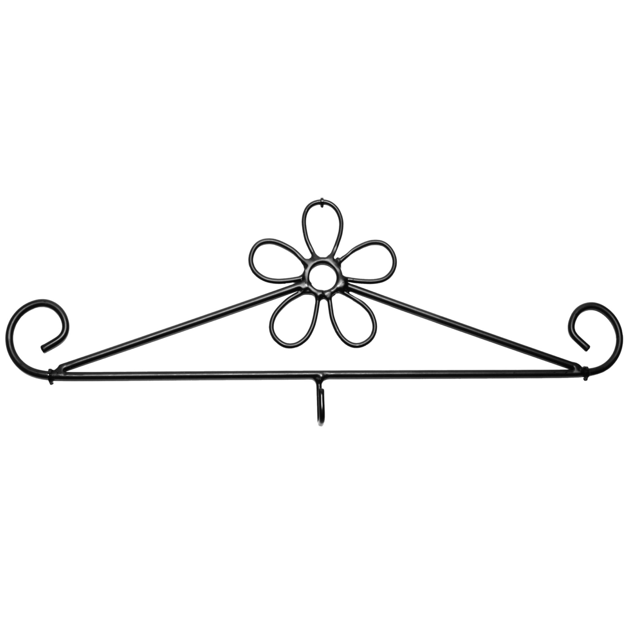 Porte-calendrier en fer forgé à motif floral