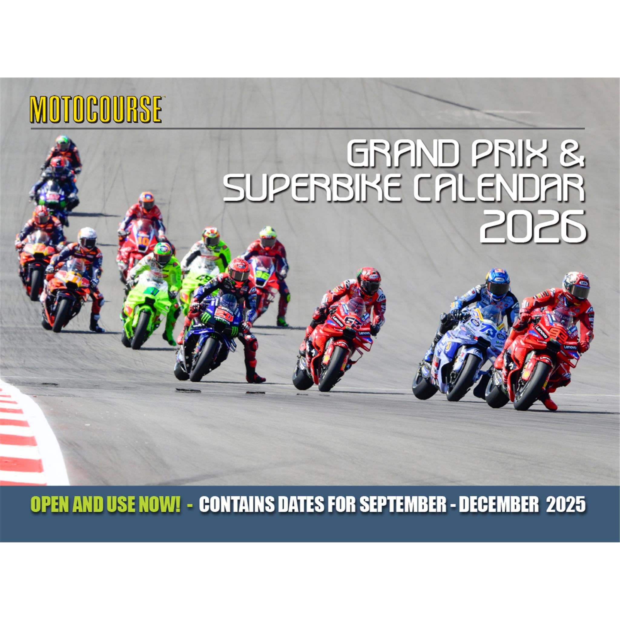 Motocourse Grand Prix And Superbike 2026 Wall Calendar