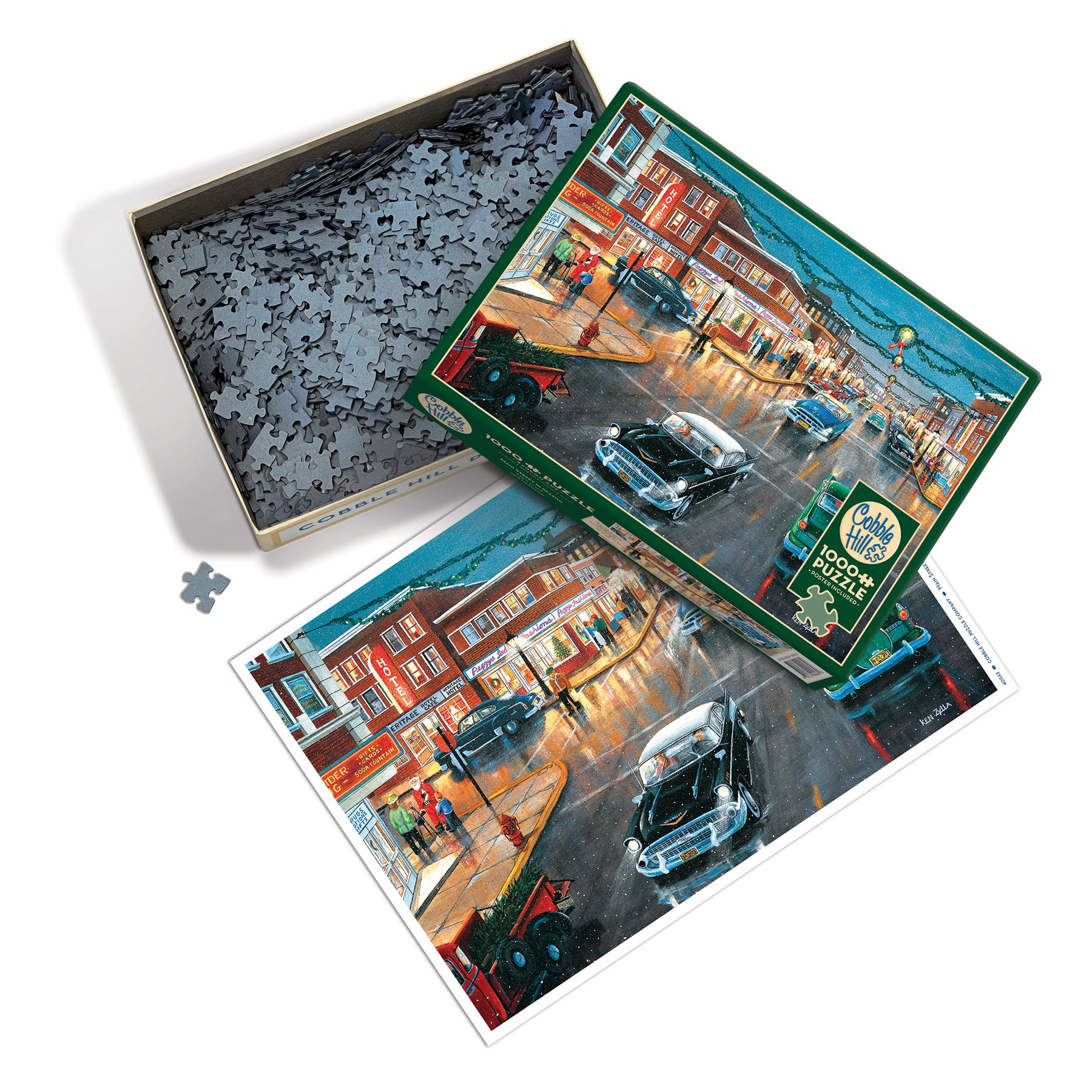 Main Street en saison - Puzzle exclusif de 1000 pièces