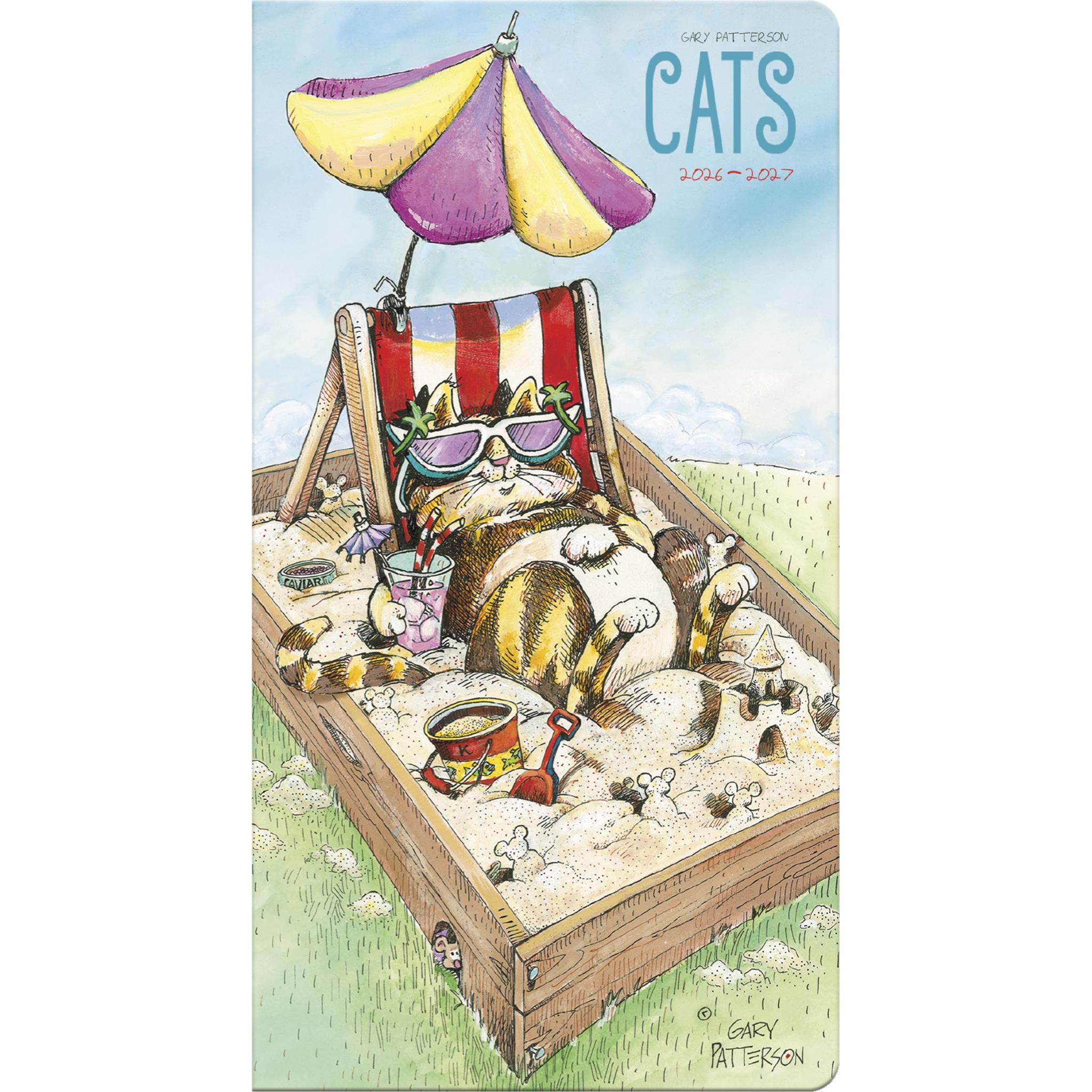 Agenda de poche Gary Patterson Cats 2026 (2 ans) - Disponible uniquement en ligne