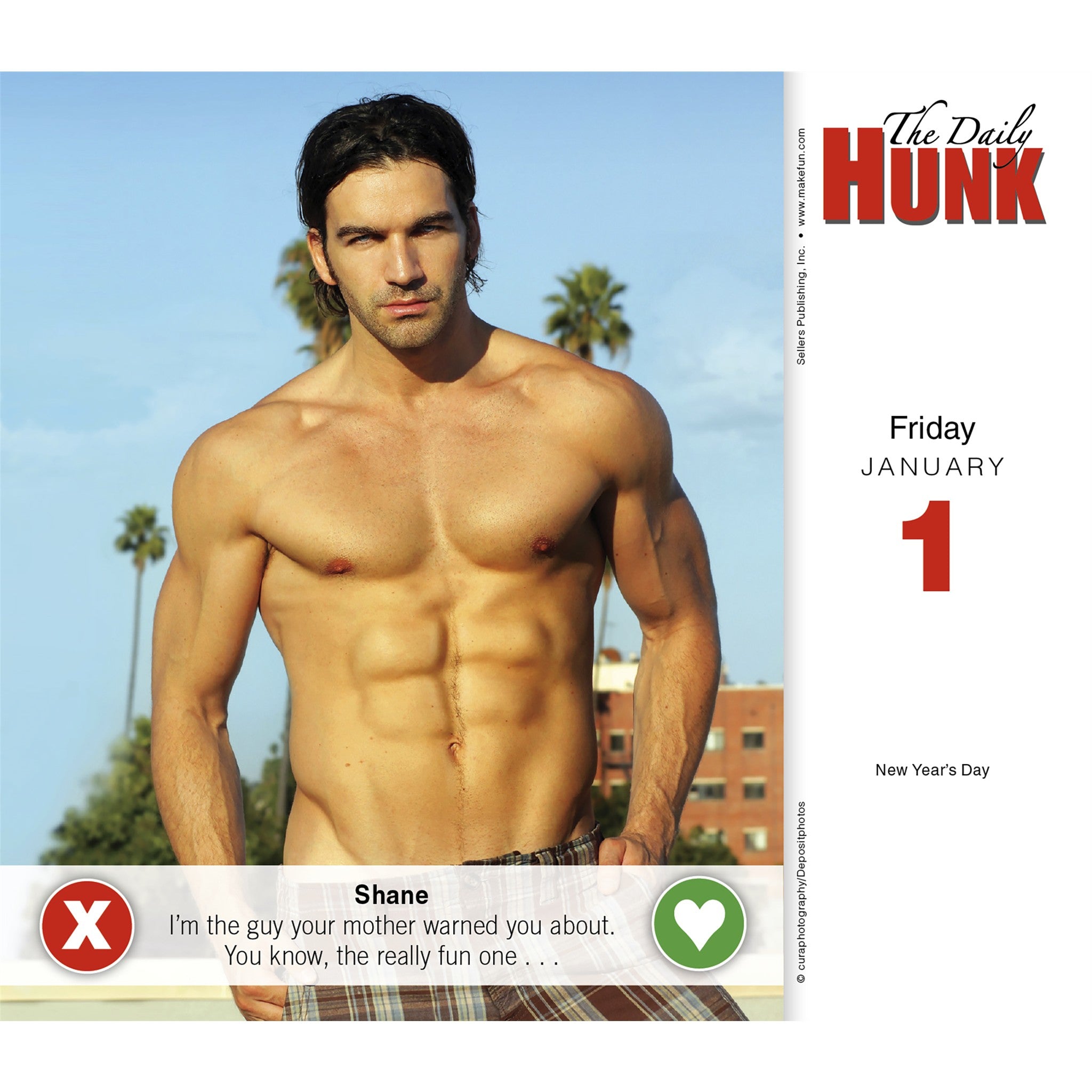 The Daily Hunk 2027 Box Calendar