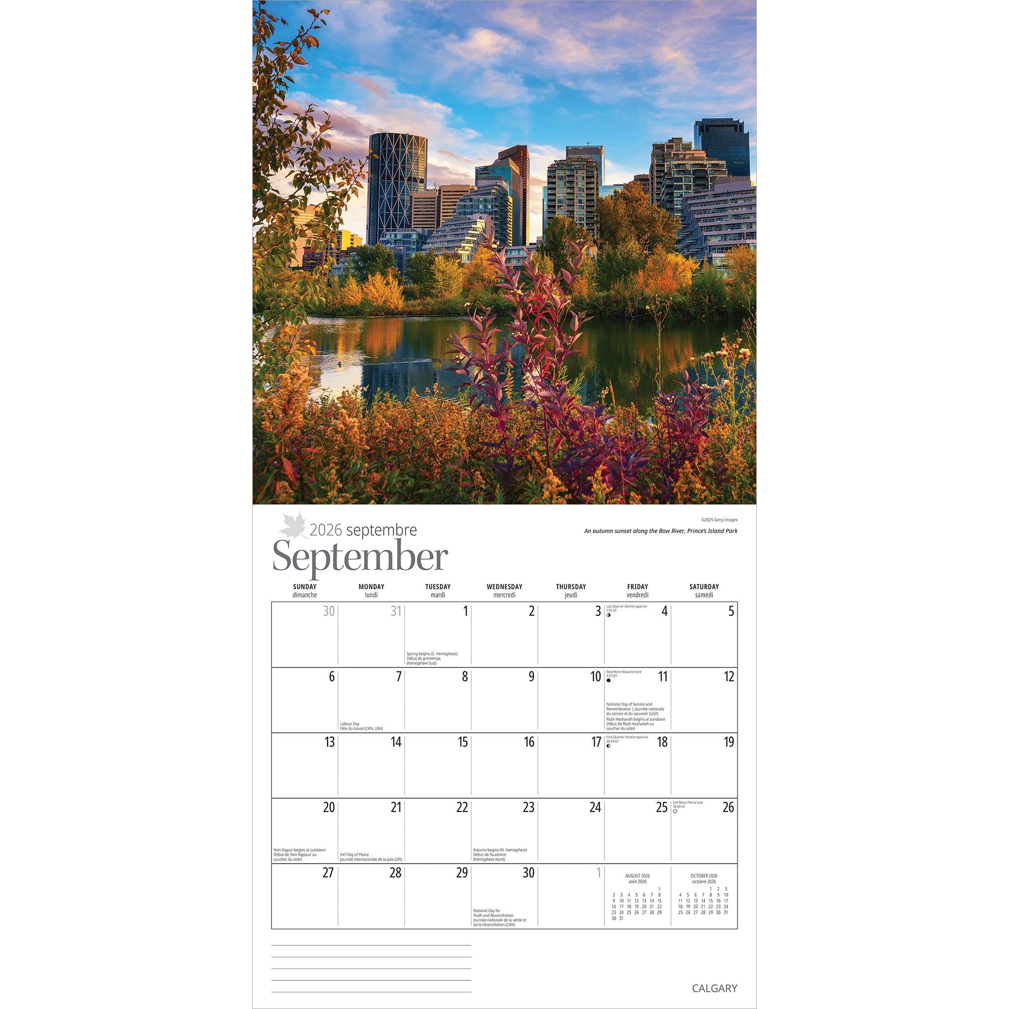 Calgary 2026 Wall Calendar