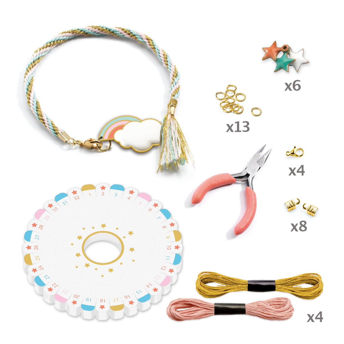 Celeste Kumihimo Bracelets
