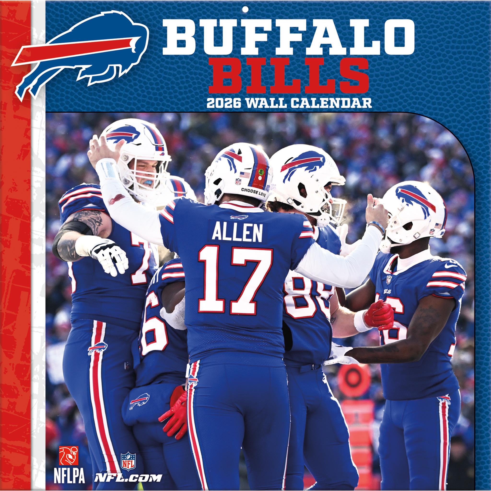 Calendrier mural NFL Buffalo Bills 2026