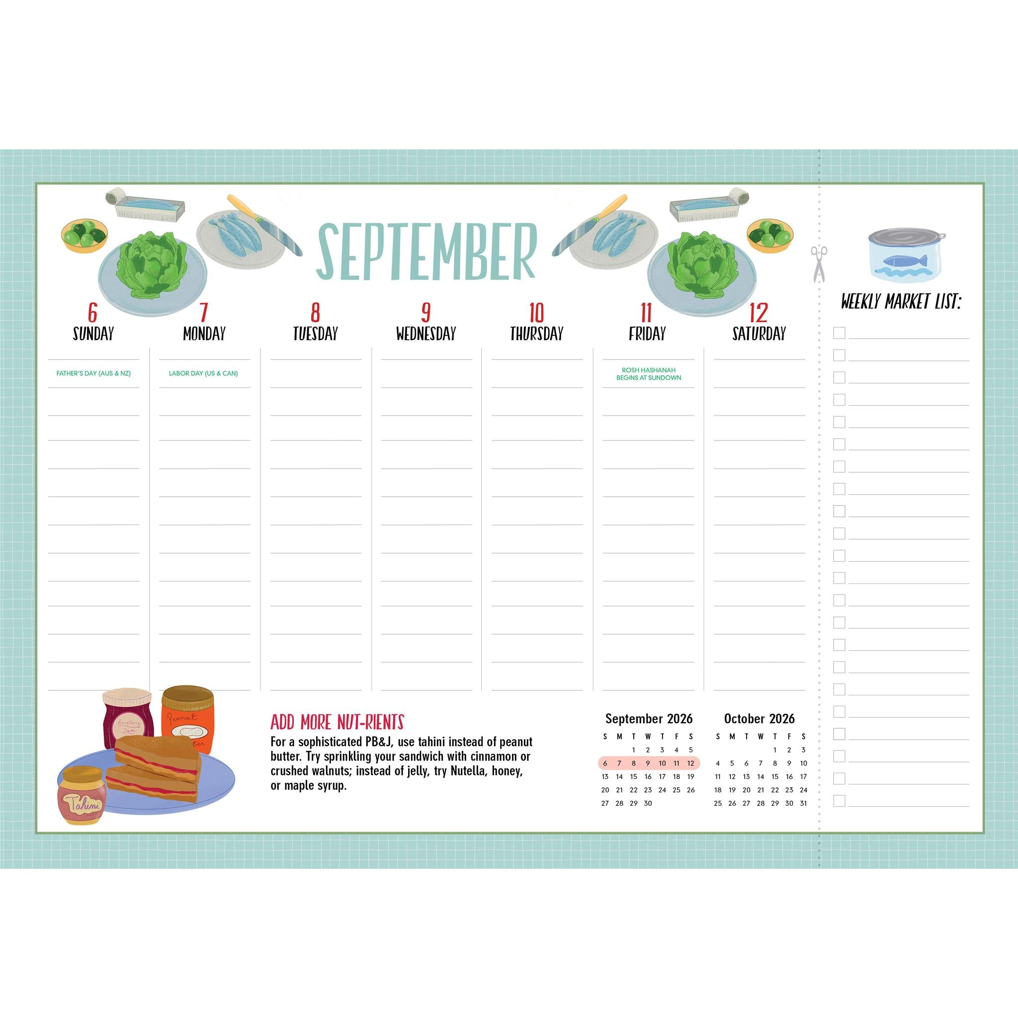 Kitchen Companion 2026 Wall Calendar