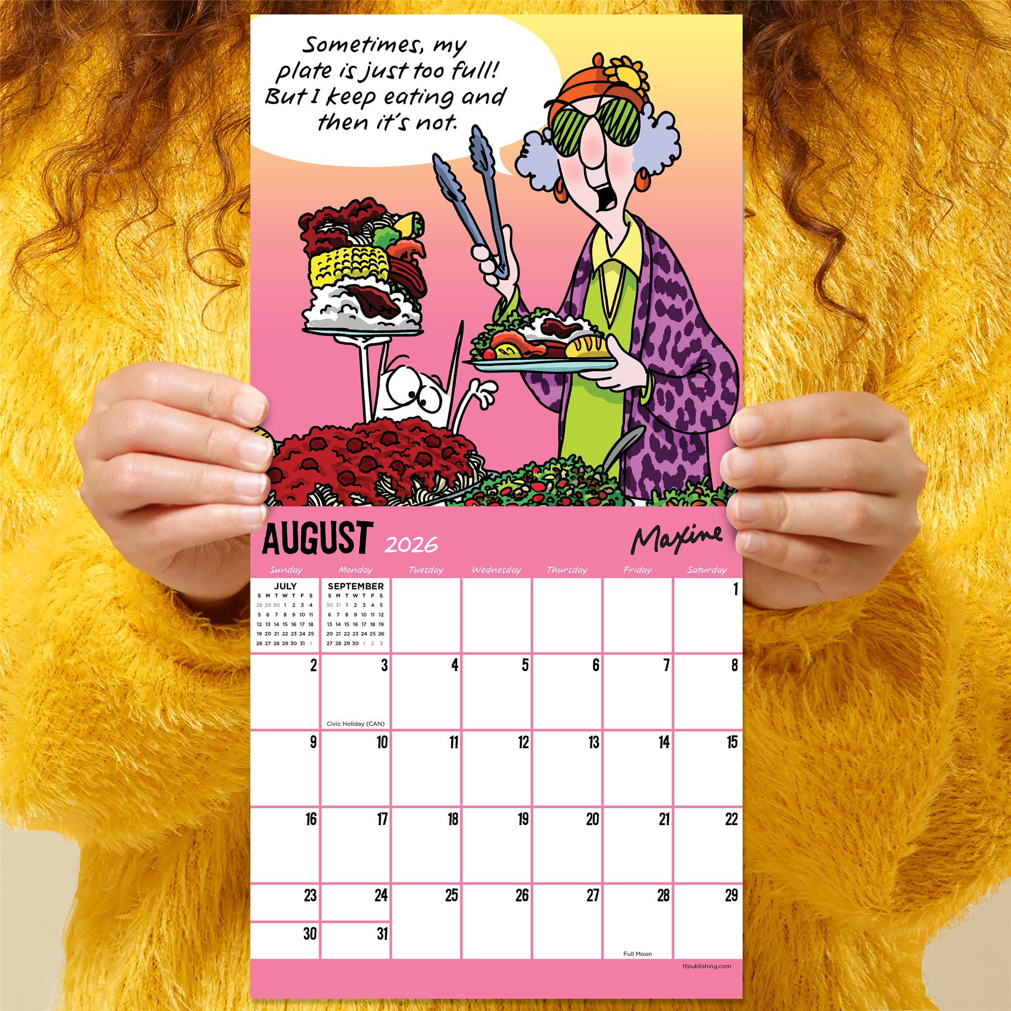 Maxine 2026 Mini Calendar
