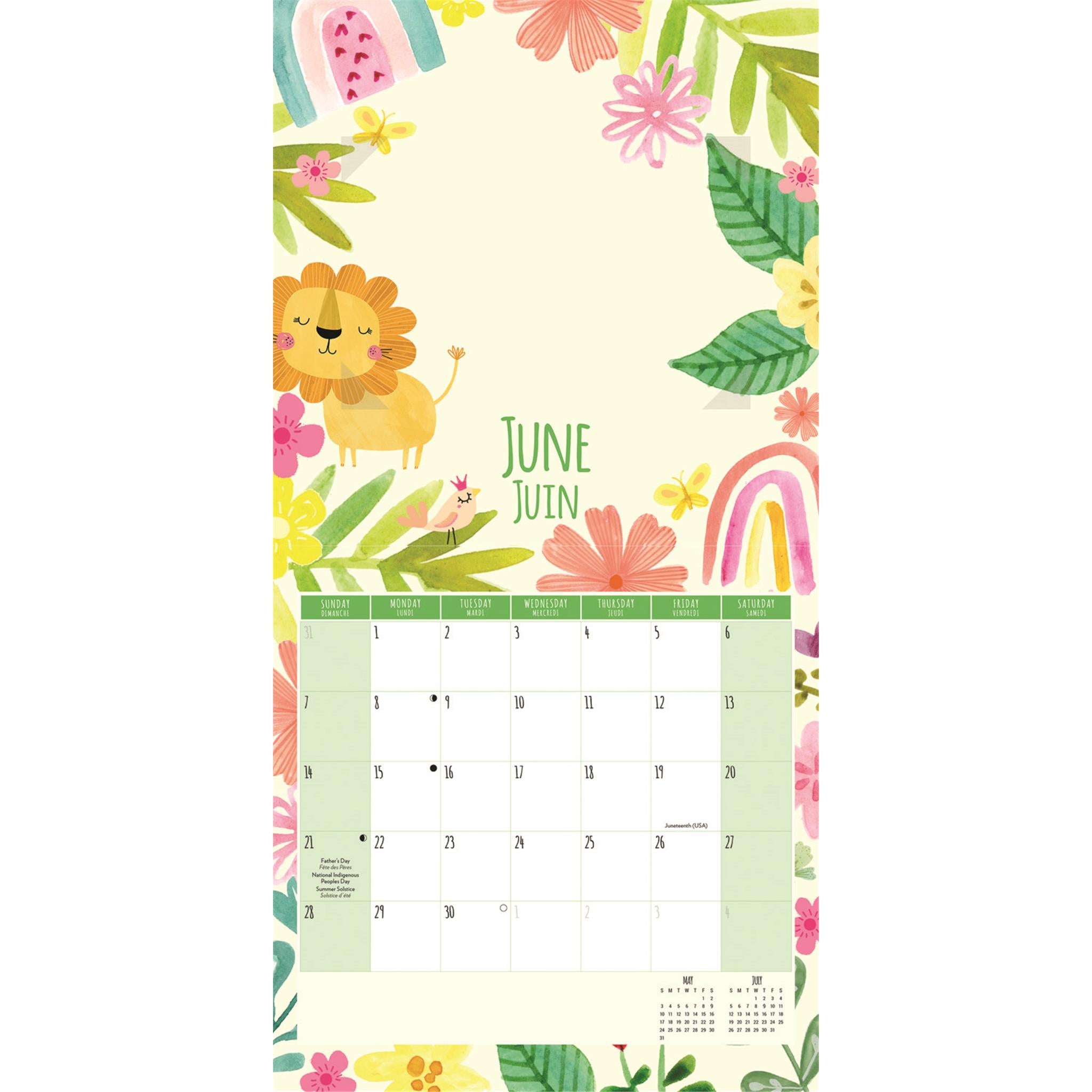 Calendrier photo magnétique miniature 2026 de mes petits-enfants