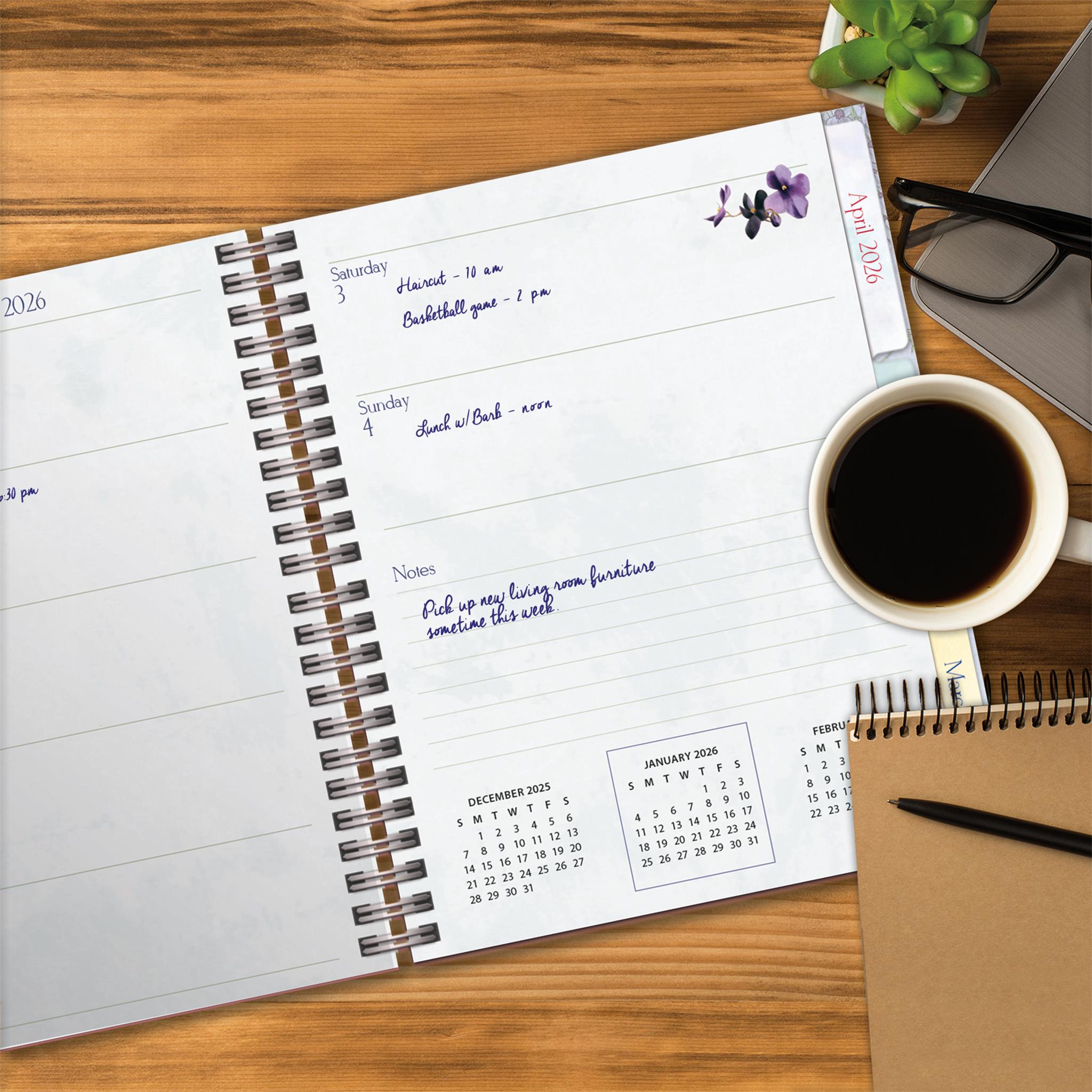 Botanical Gardens File It 2026 Engagement Calendar