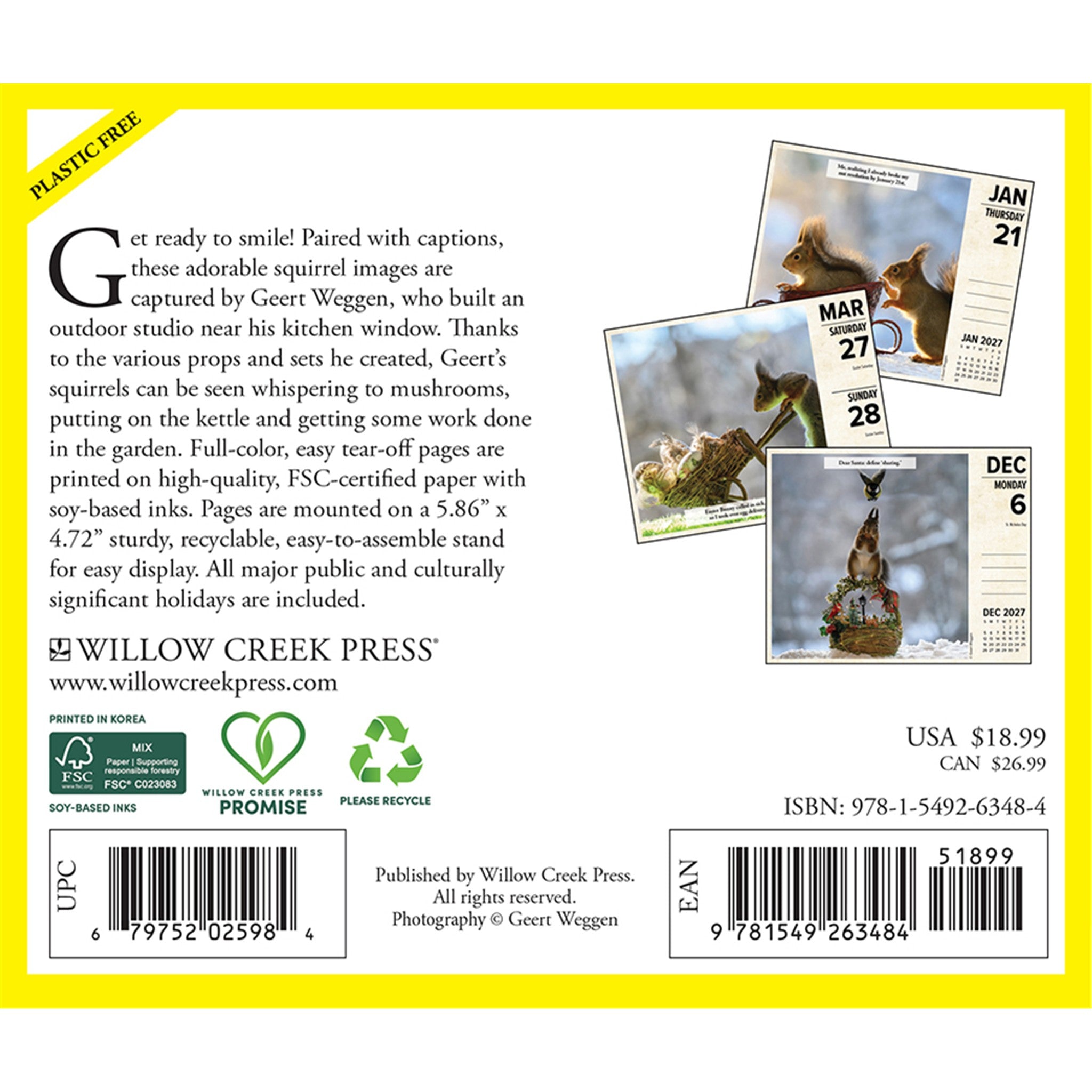 Gettin' Squirrelly 2027 Box Calendar