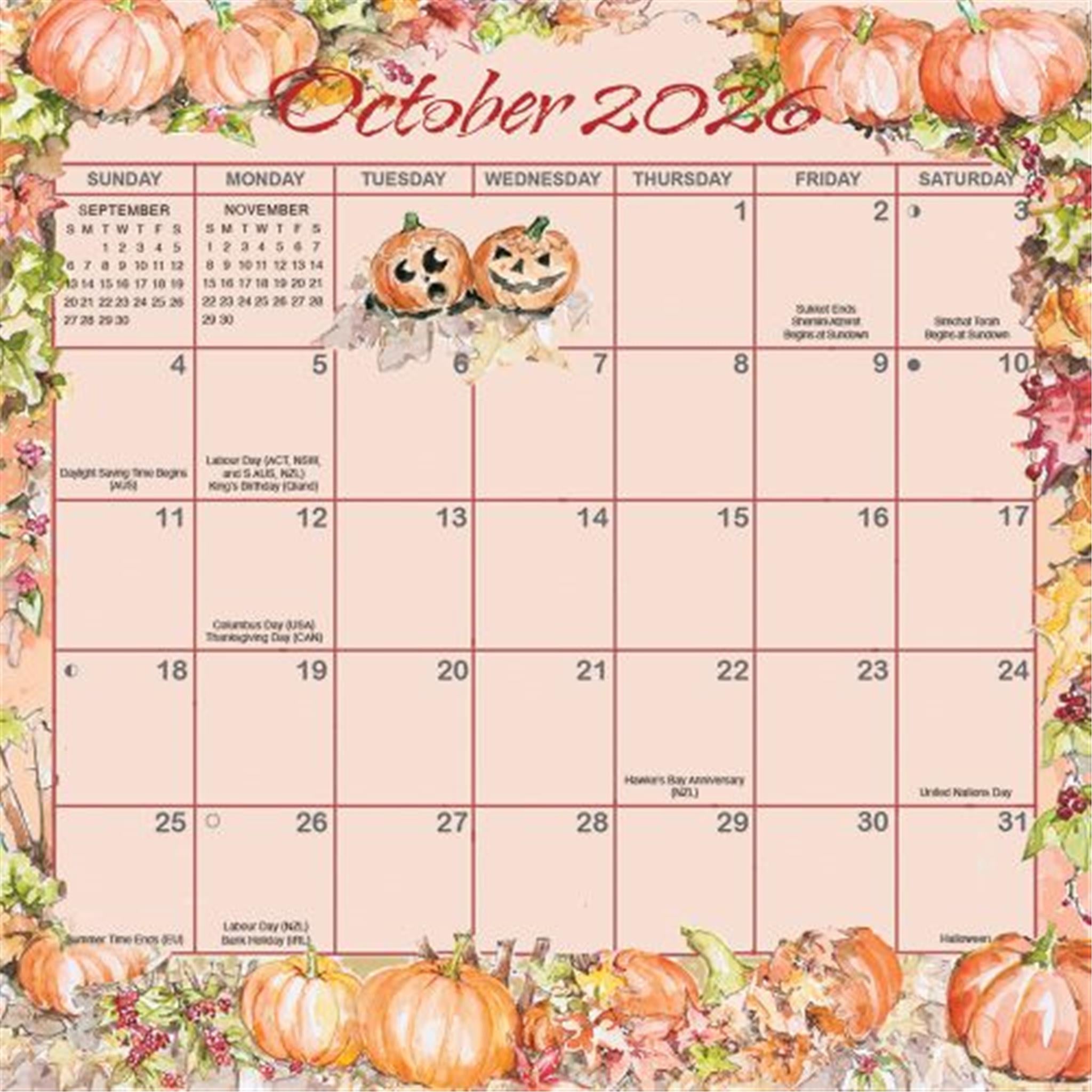 Joyful Seasons Magic Grip 2025-2026 Exclusive Mini Calendar