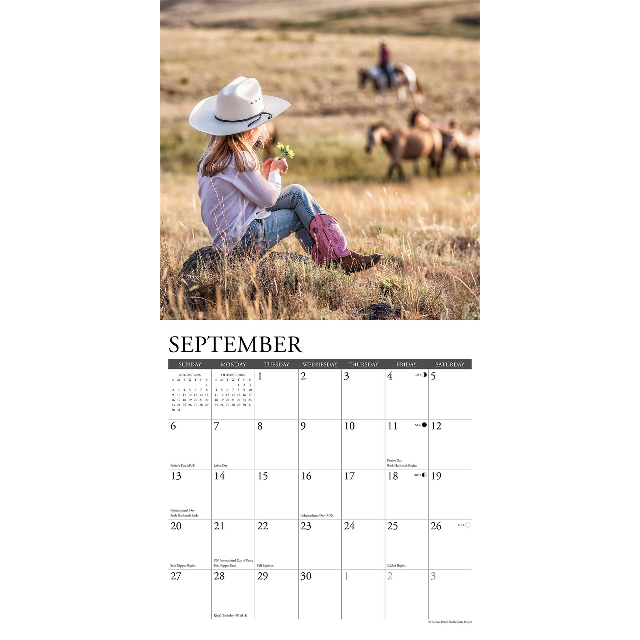 Cowgirls 2026 Wall Calendar - Online Only