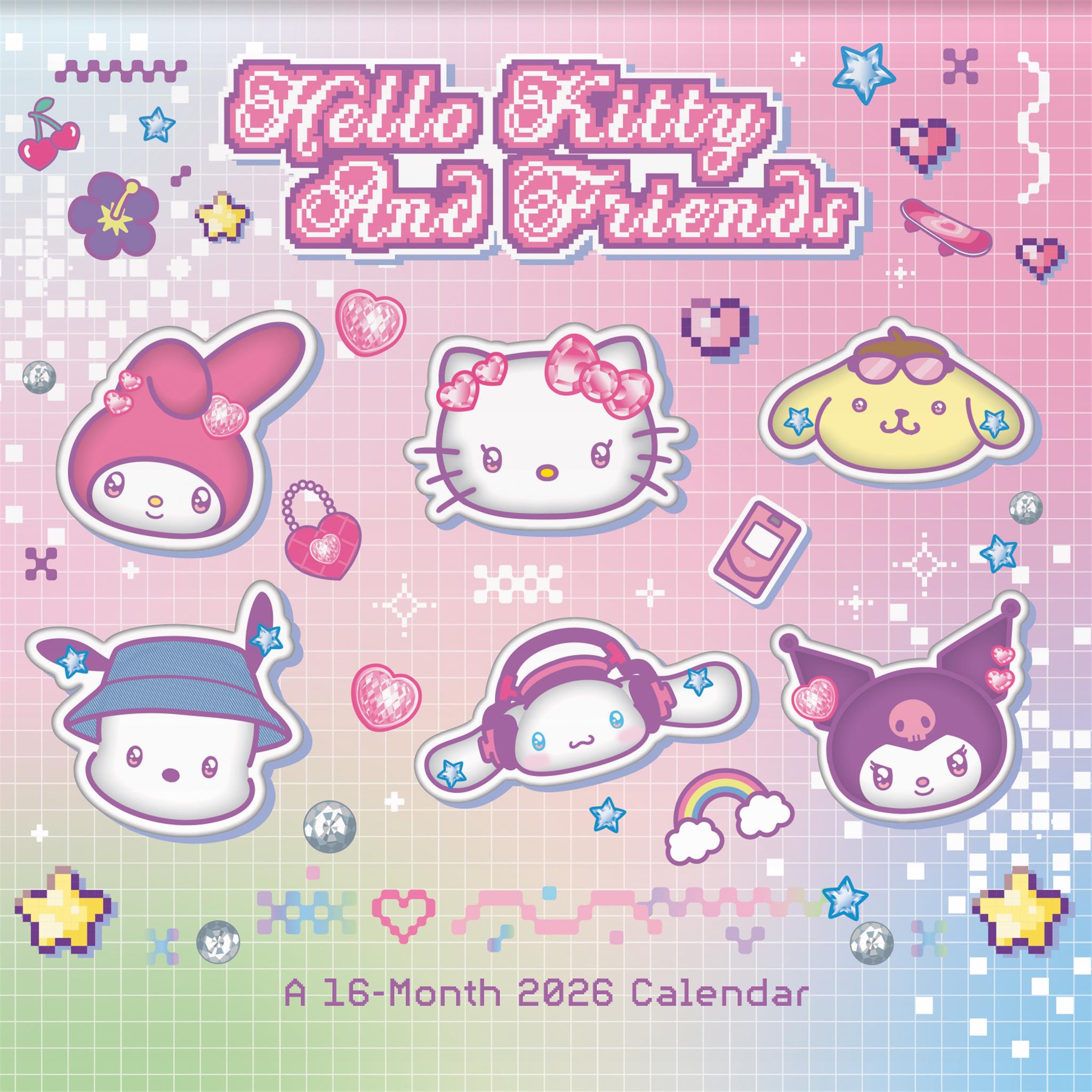 Mini calendrier Hello Kitty 2026