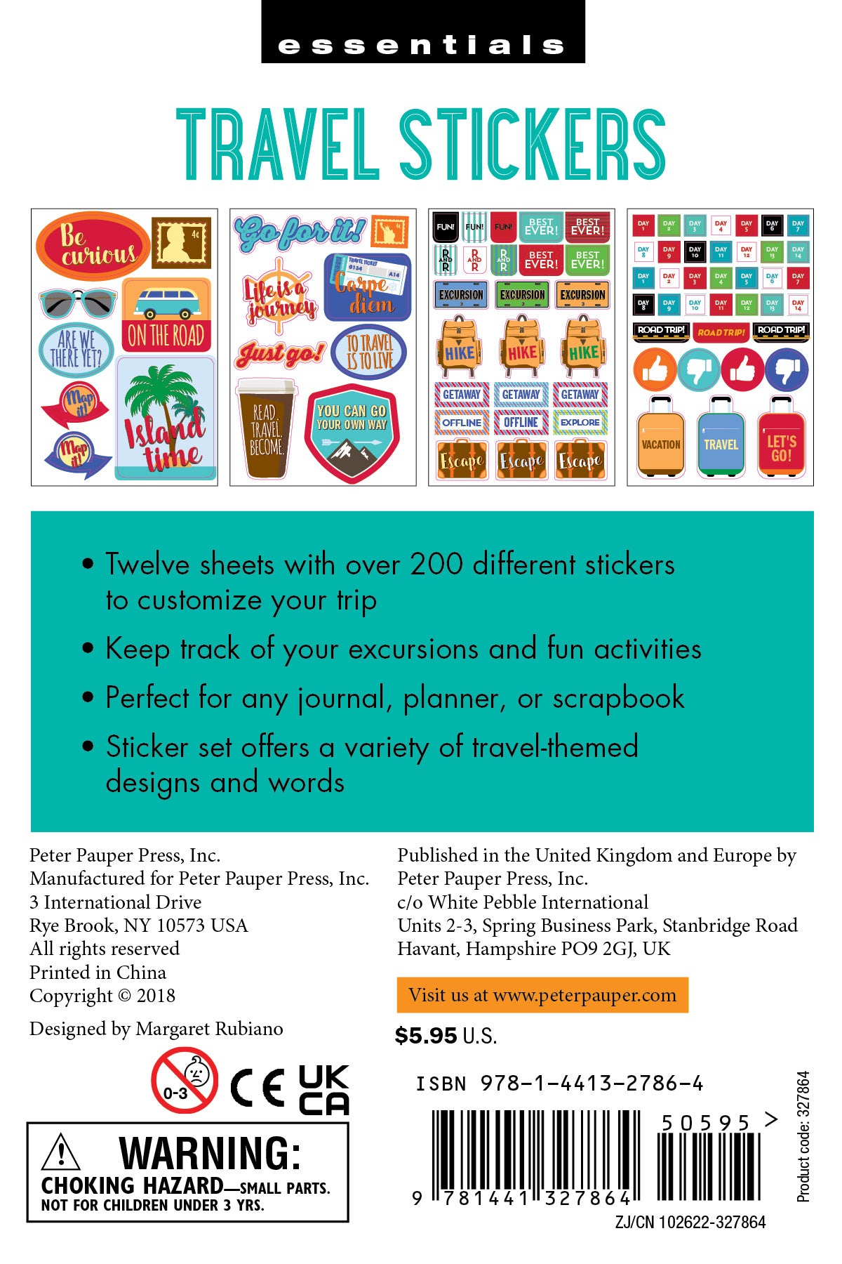 Autocollants pour planificateur de voyage