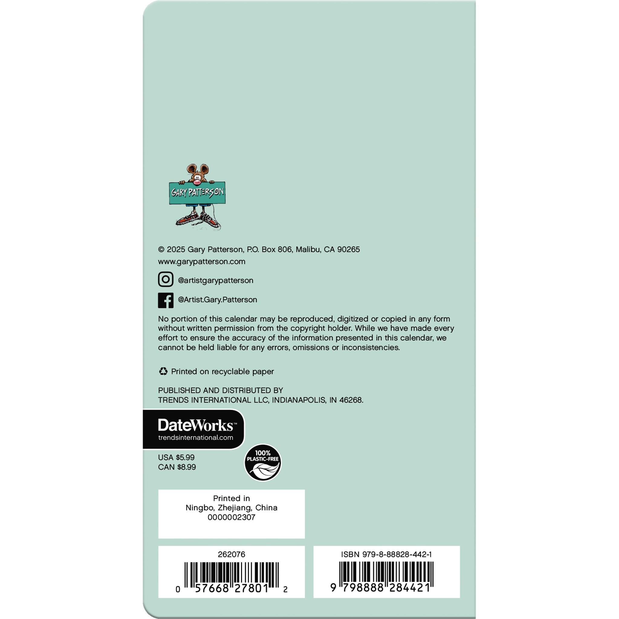 Agenda de poche Gary Patterson Cats 2026 (2 ans) - Disponible uniquement en ligne