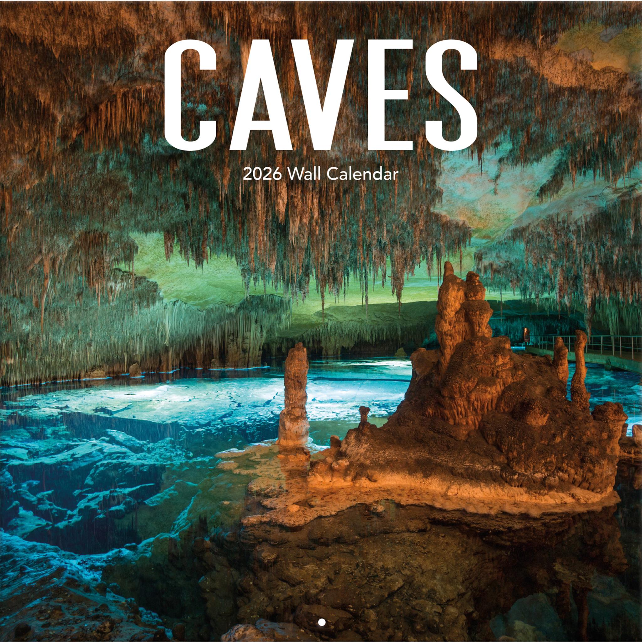 Calendrier mural Caves 2026
