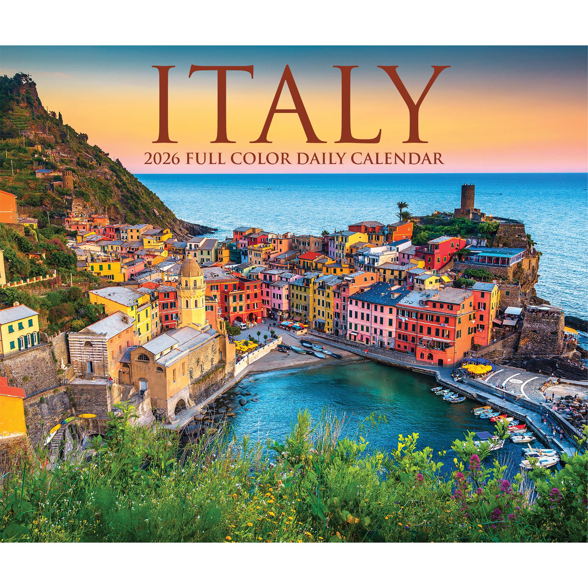 Italy Daily 2026 Box Calendar