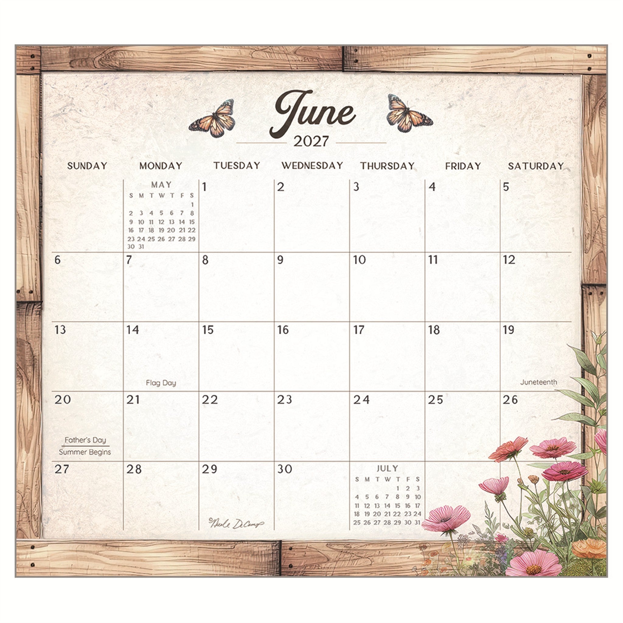 Gardening 2027 Wall Calendar