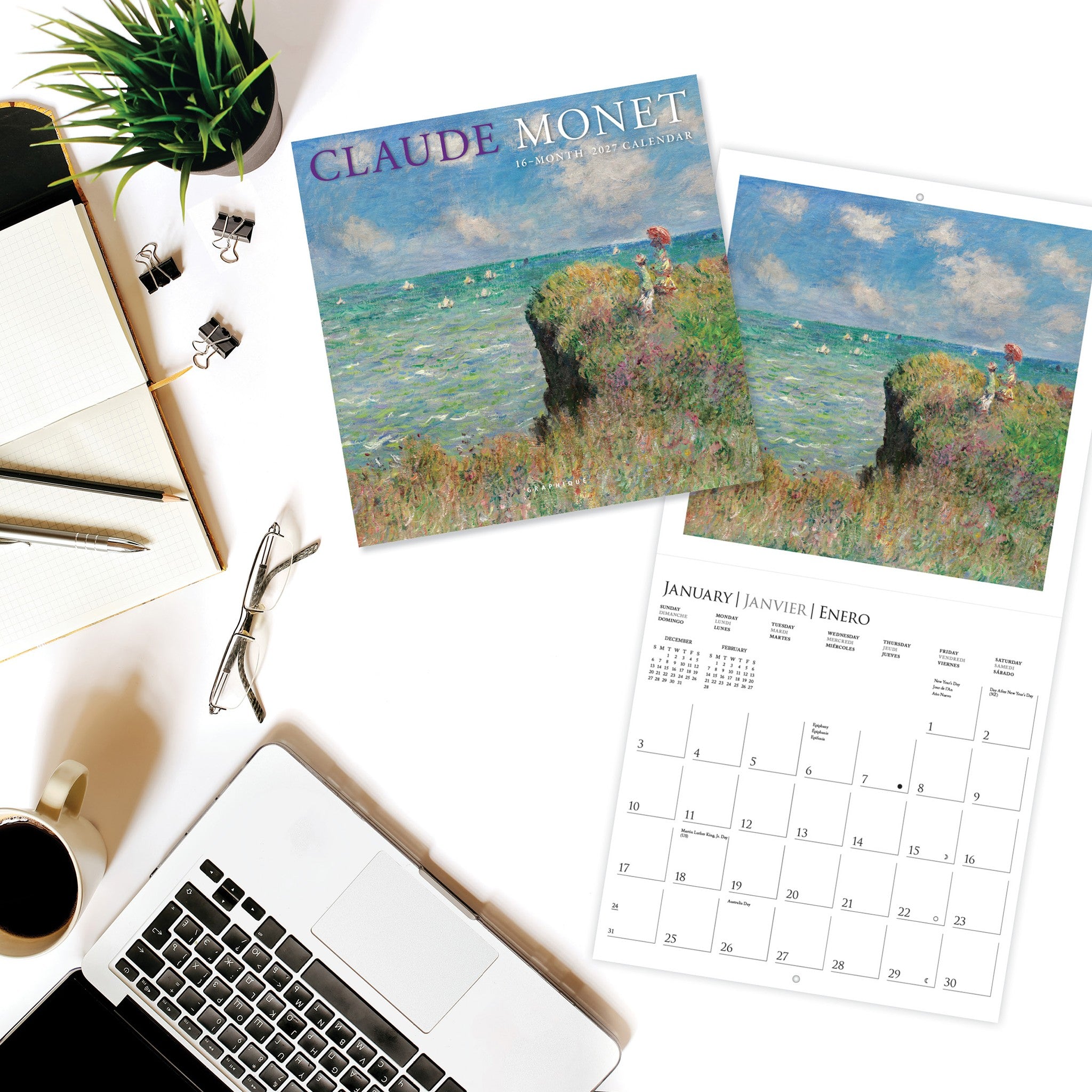 Monet 2027 Mini Calendar - Online Only