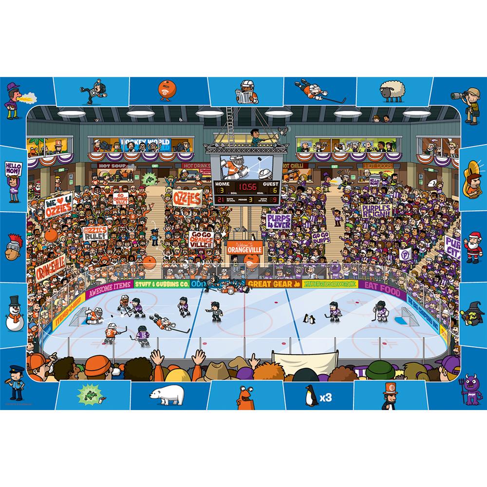 Jeu de hockey « Où est le mien ? » - Puzzle de 100 pièces