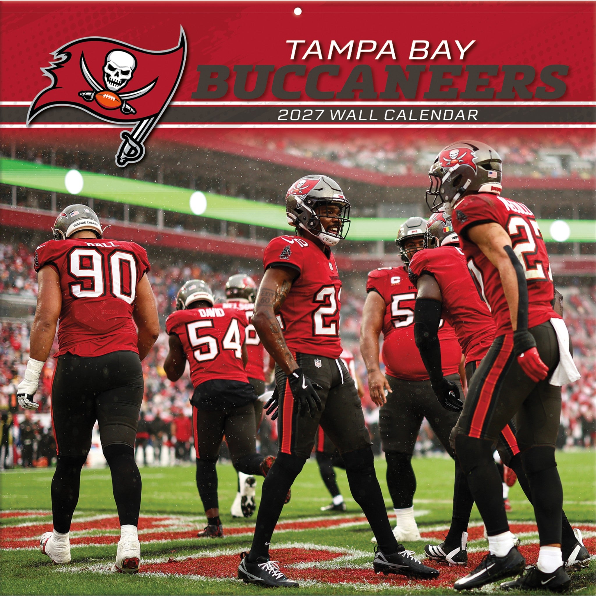 NFL Tampa Bay Buccaneers 2027 Wall Calendar - Online Only