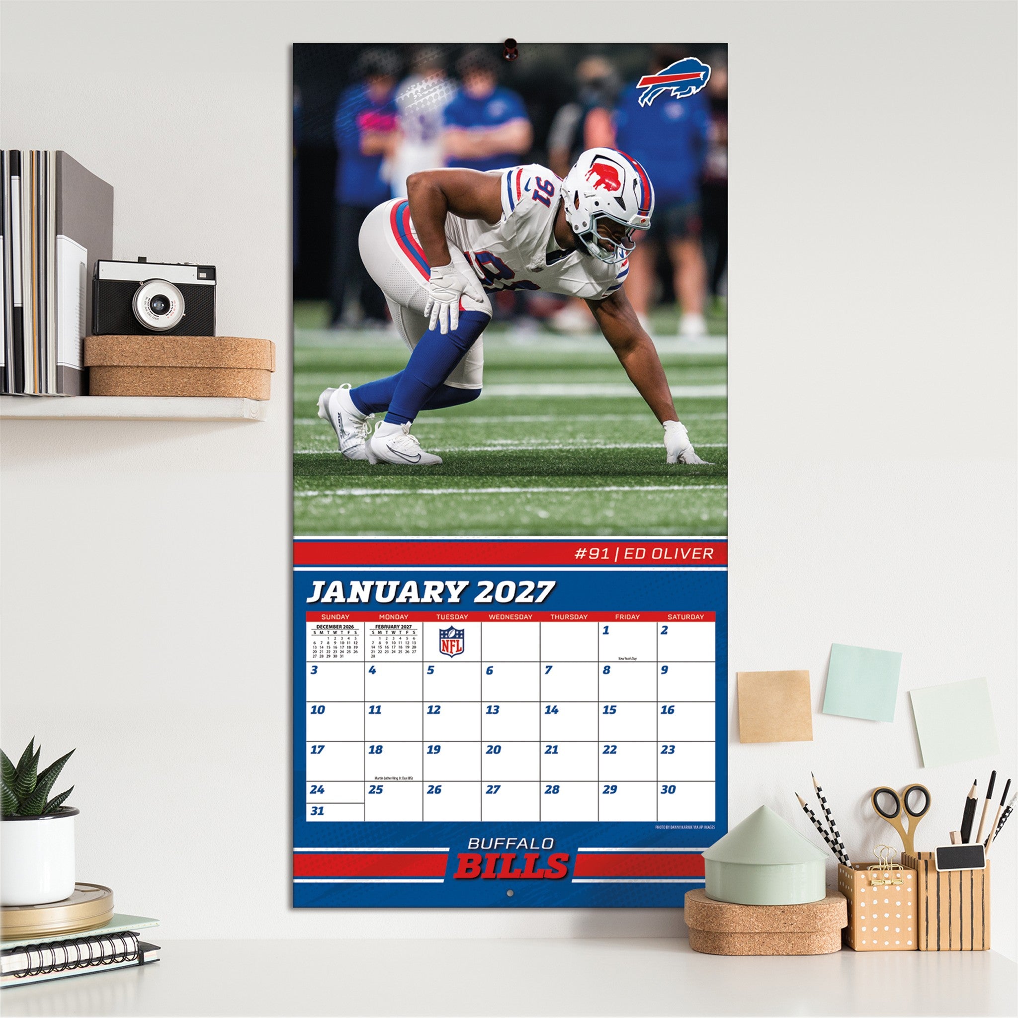 NFL Buffalo Bills 2027 Wall Calendar