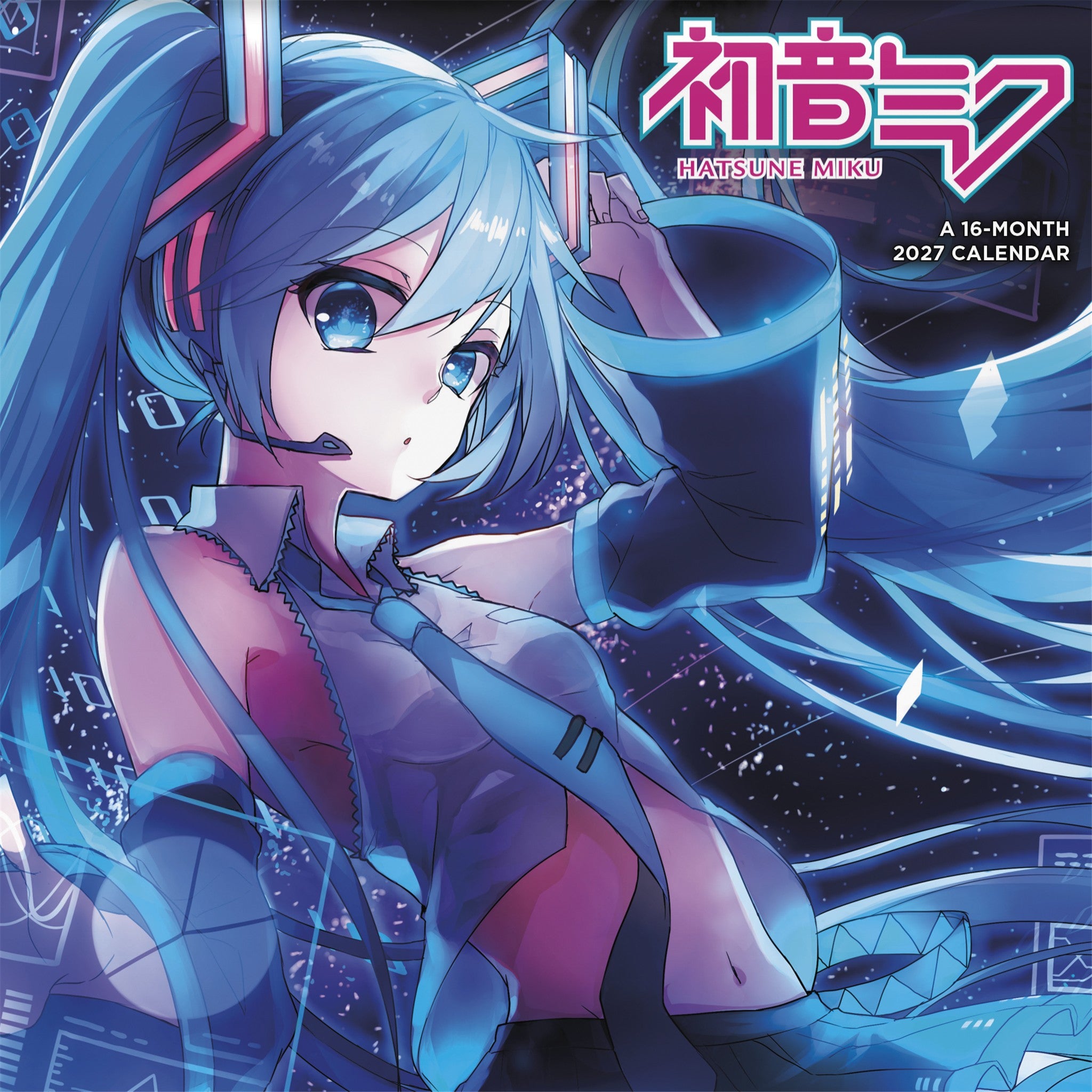 Hatsune Miku 2027 Wall Calendar