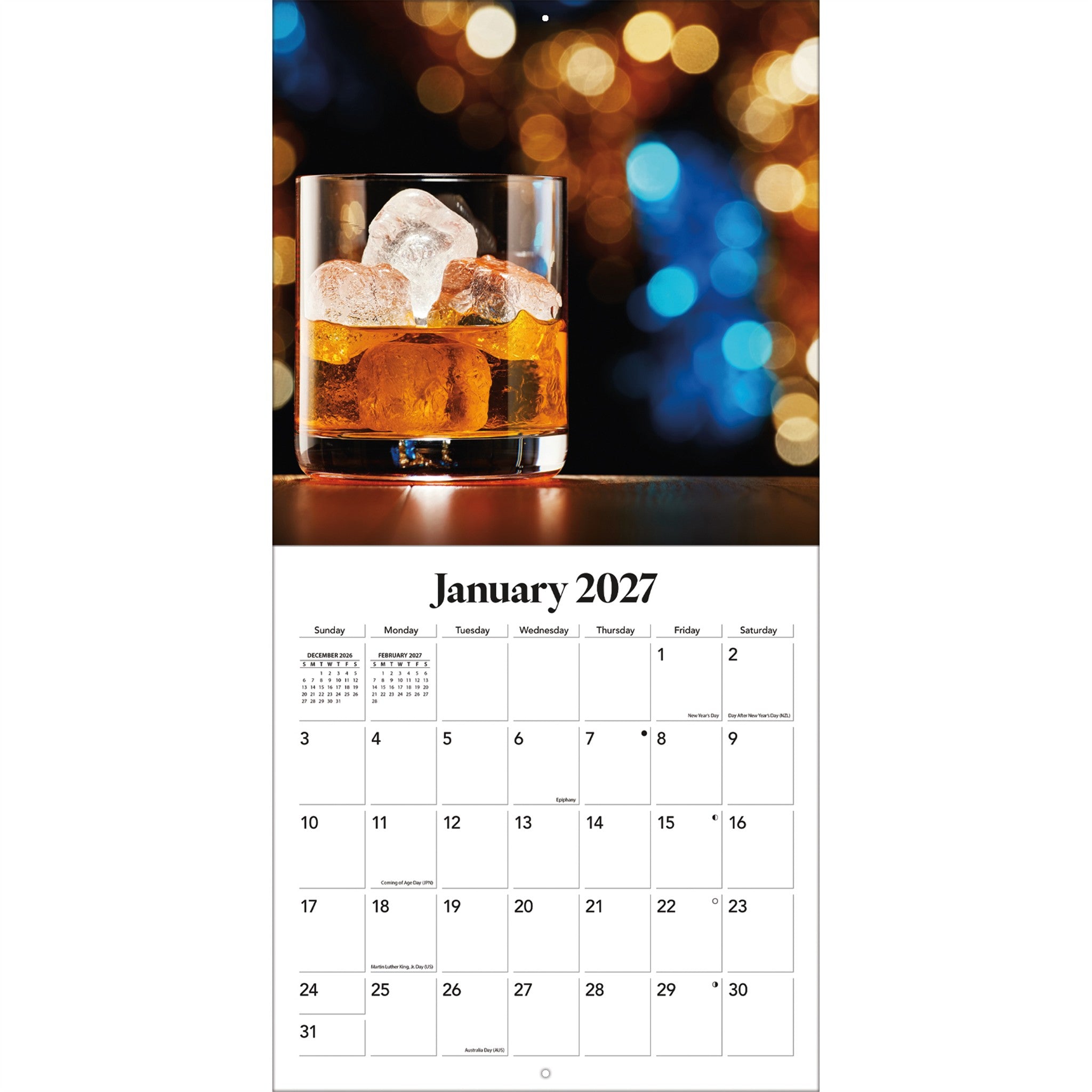 Whiskey 2027 Wall Calendar - Online Only
