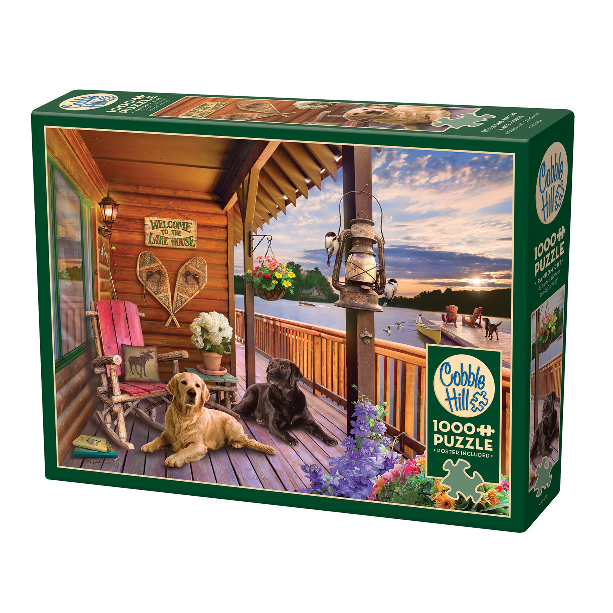 Bienvenue au puzzle de 1000 pièces Lake House Cobble Hill