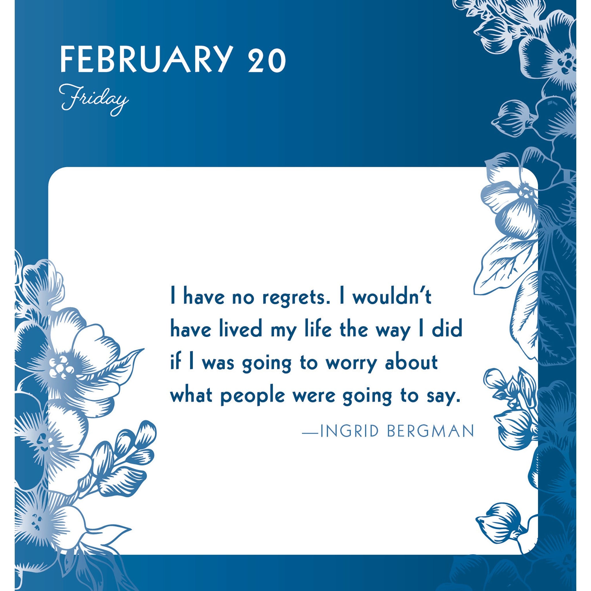 Great Quotes From Great Women 2027 Box Calendar - Online Only