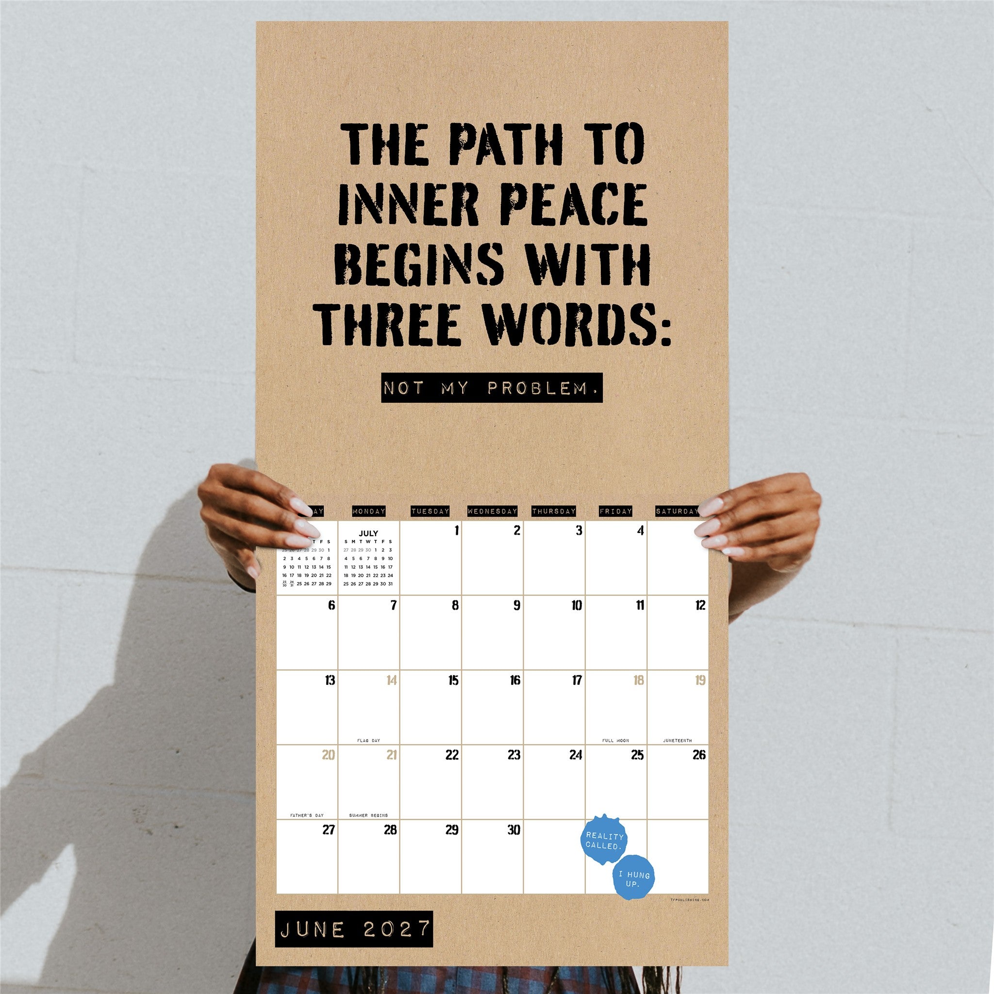 Anti-Affirmations 2027 Wall Calendar - Online Only