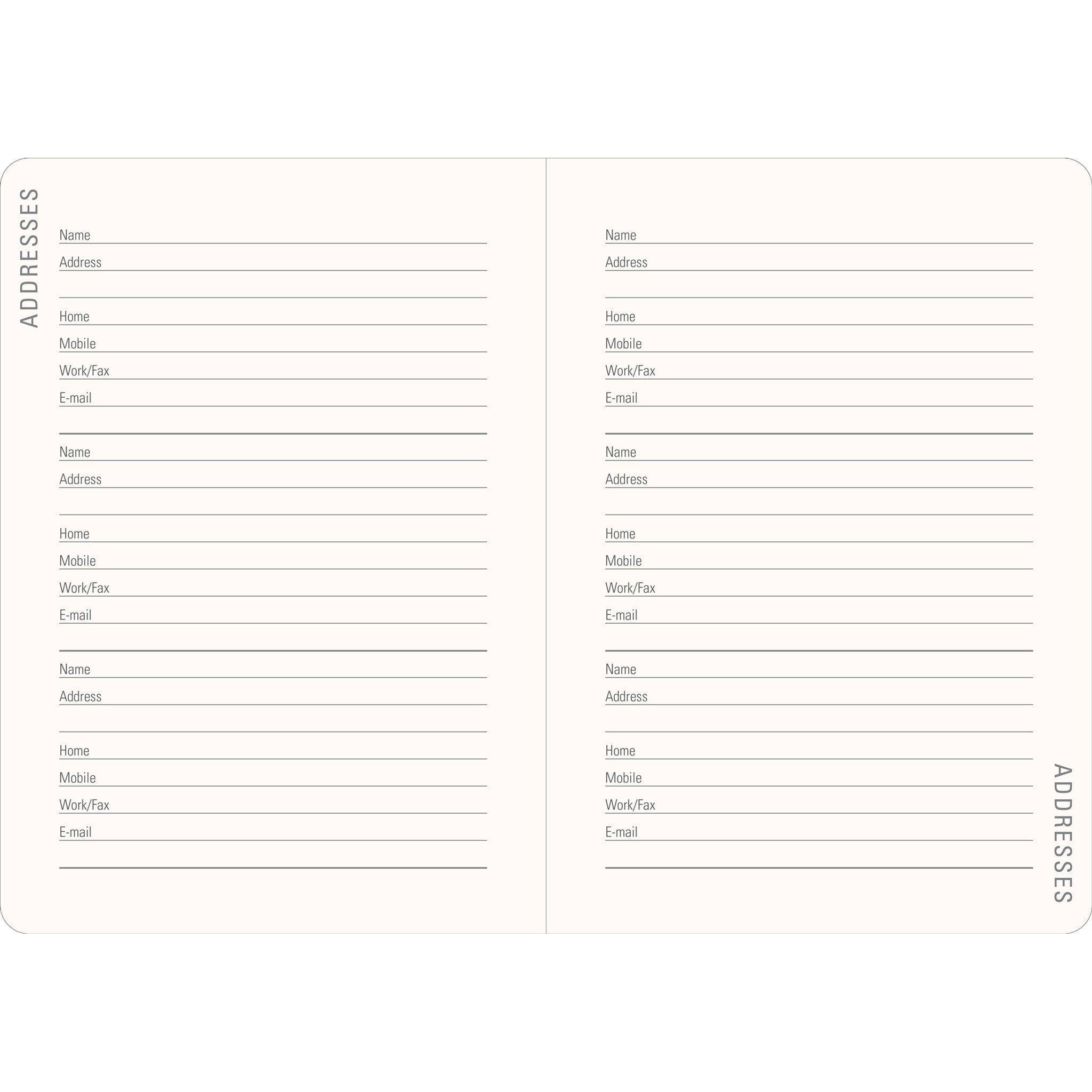 Lavender Wildflowers 2026-2027 Engagement Calendar - Online Only
