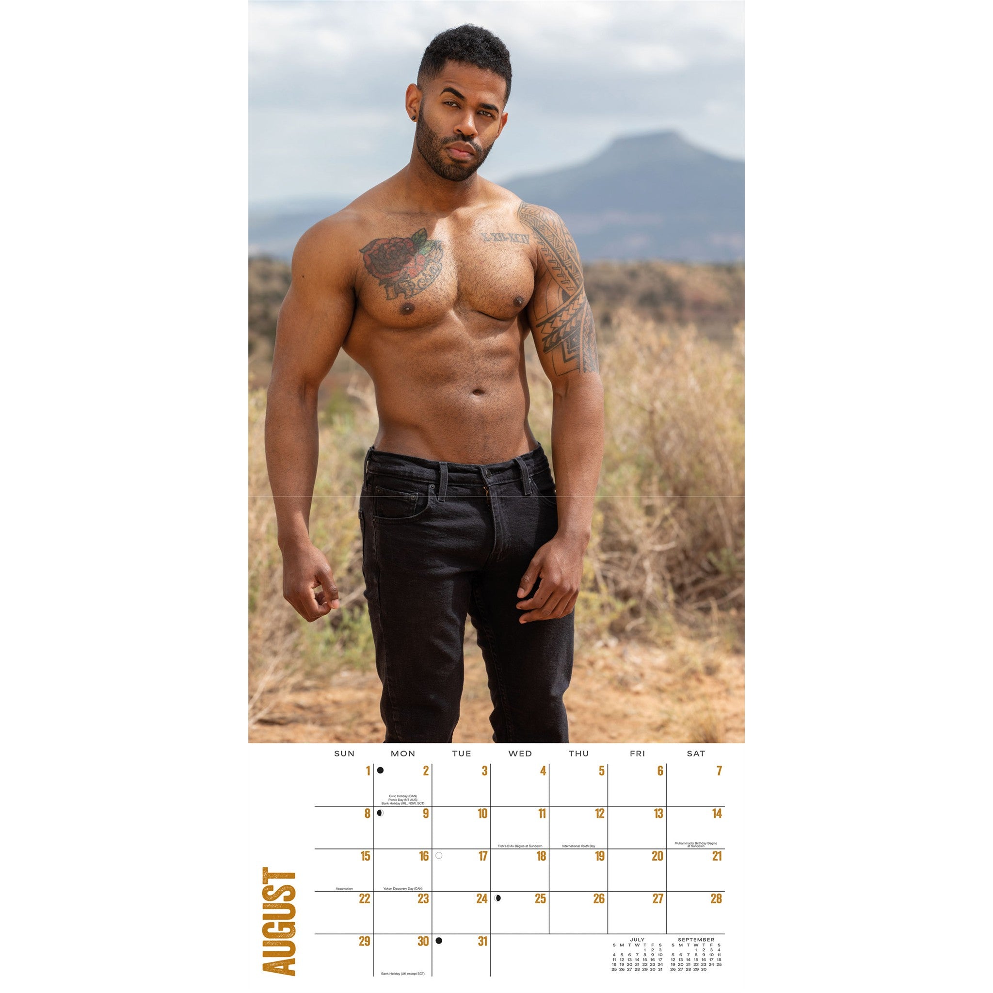 Dream Guys 2027 Wall Calendar