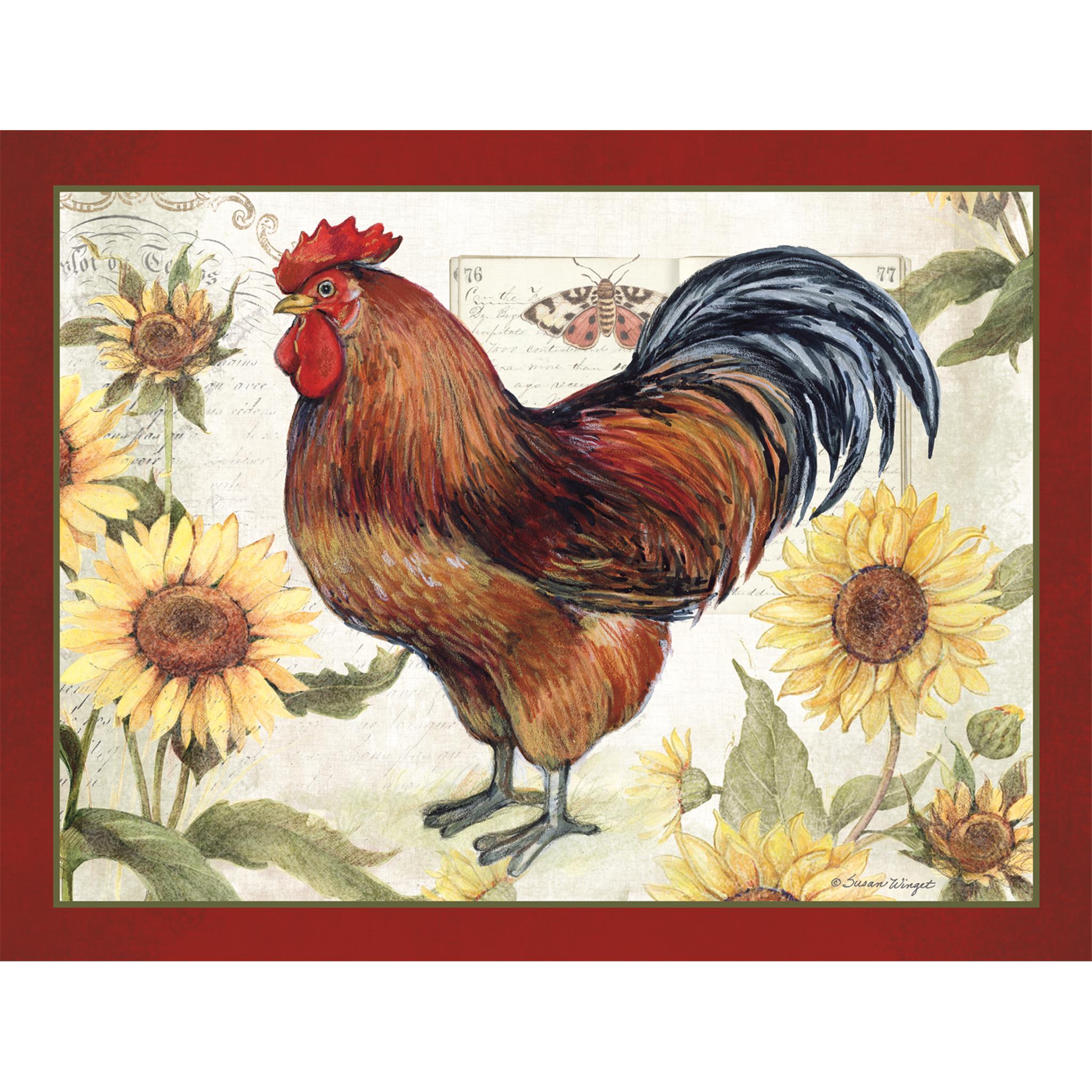 Calendrier mural édition spéciale 2026 « Coq fier » avec impression