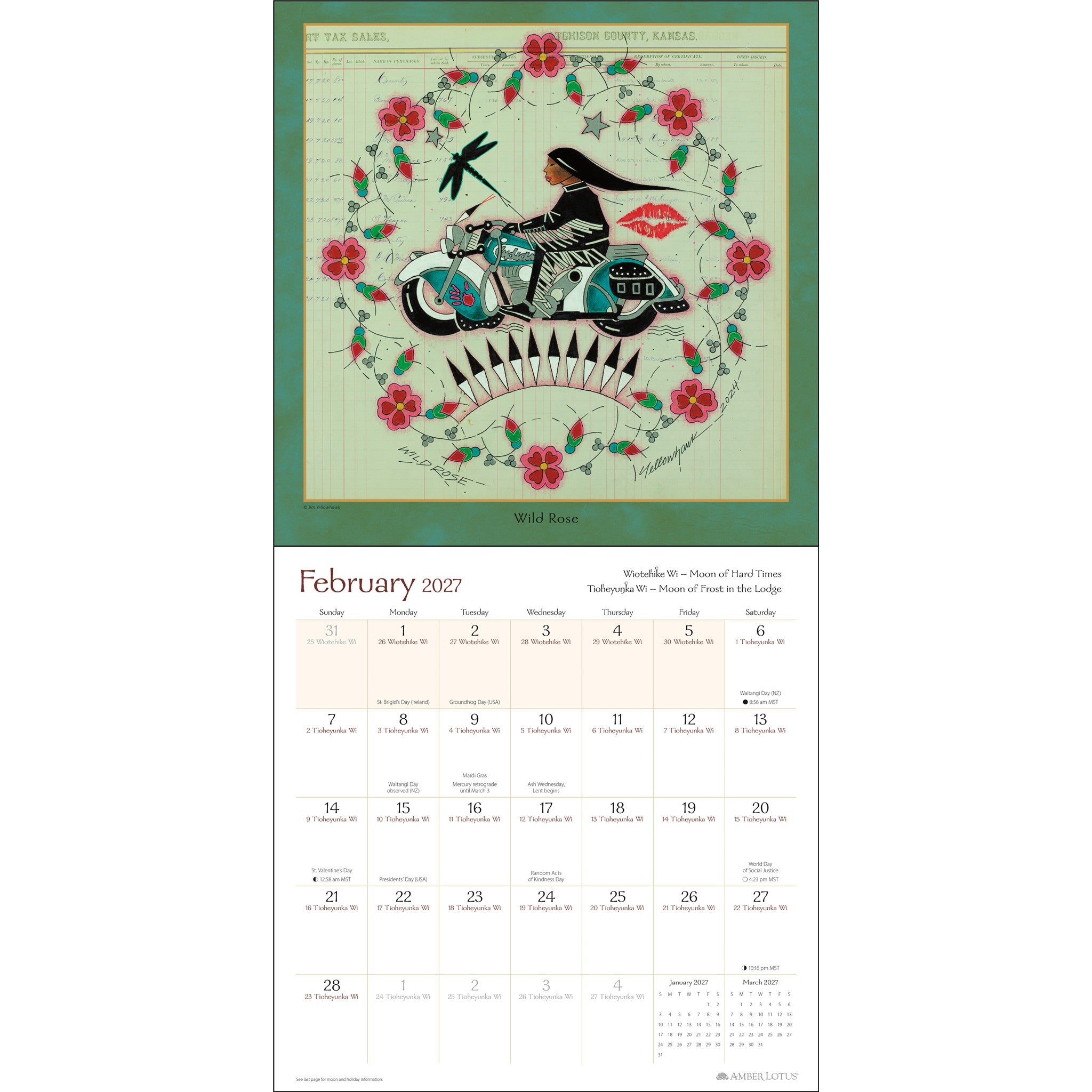 Lakota Way 2027 Wall Calendar - Online Only