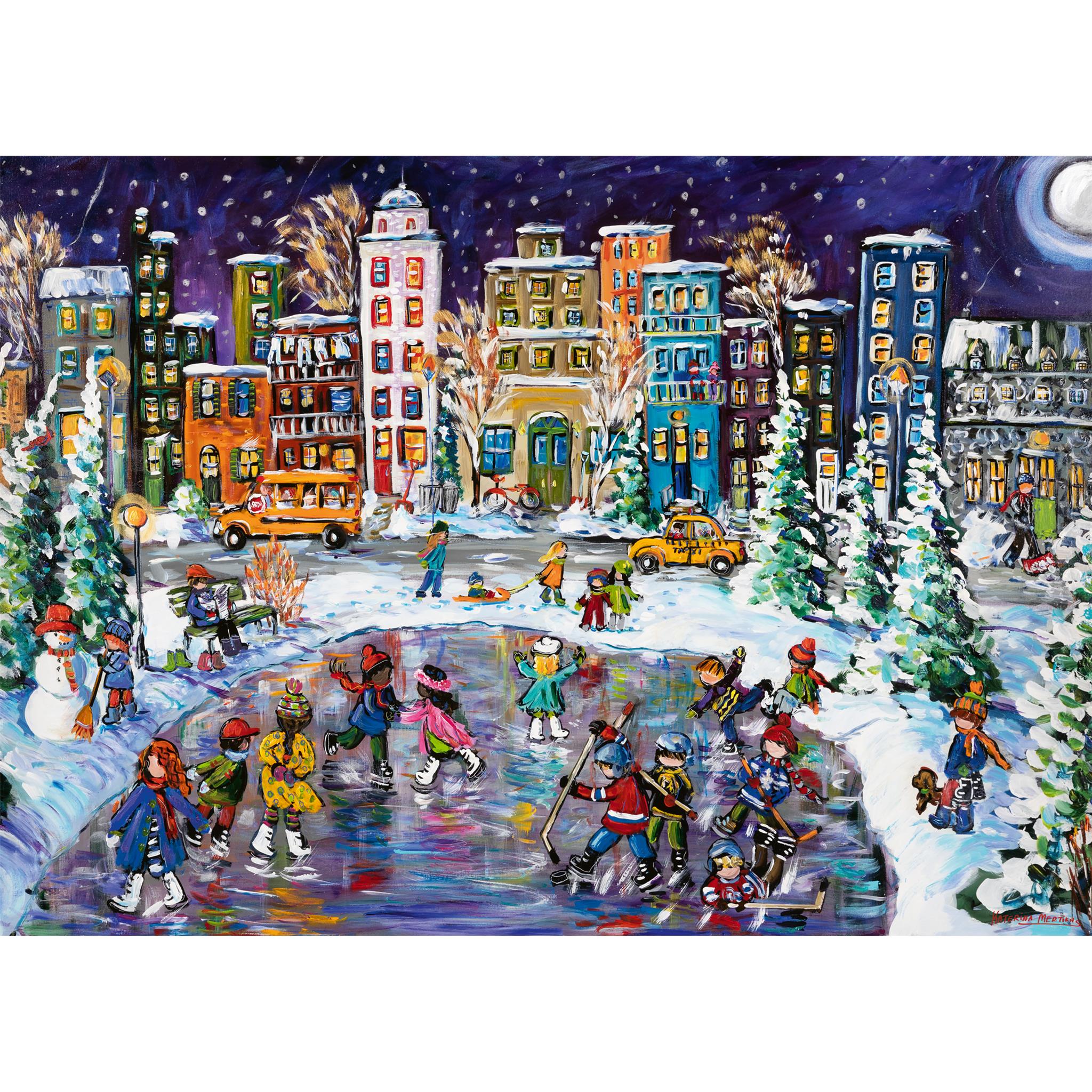 Puzzle de 1000 pièces Ravensburger « Lumières de la ville canadienne »