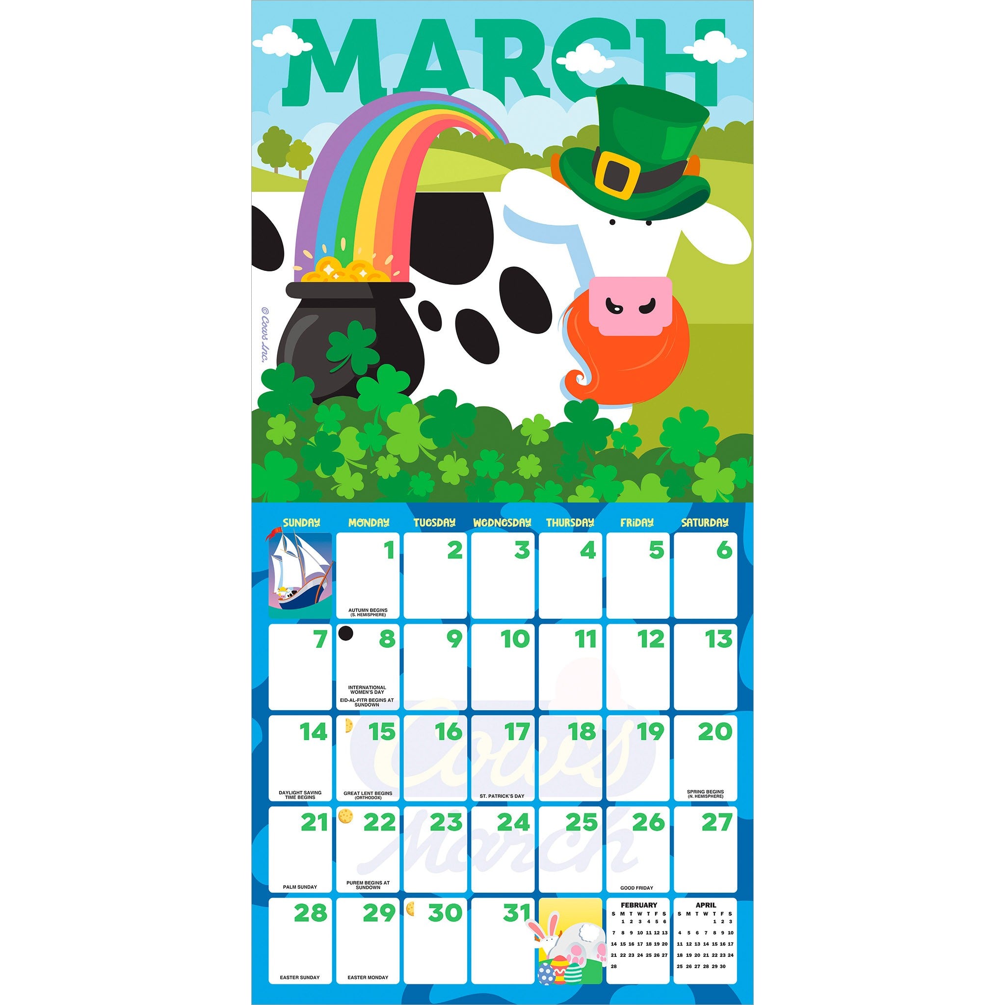 Cows Creamery 2027 Mini Calendar