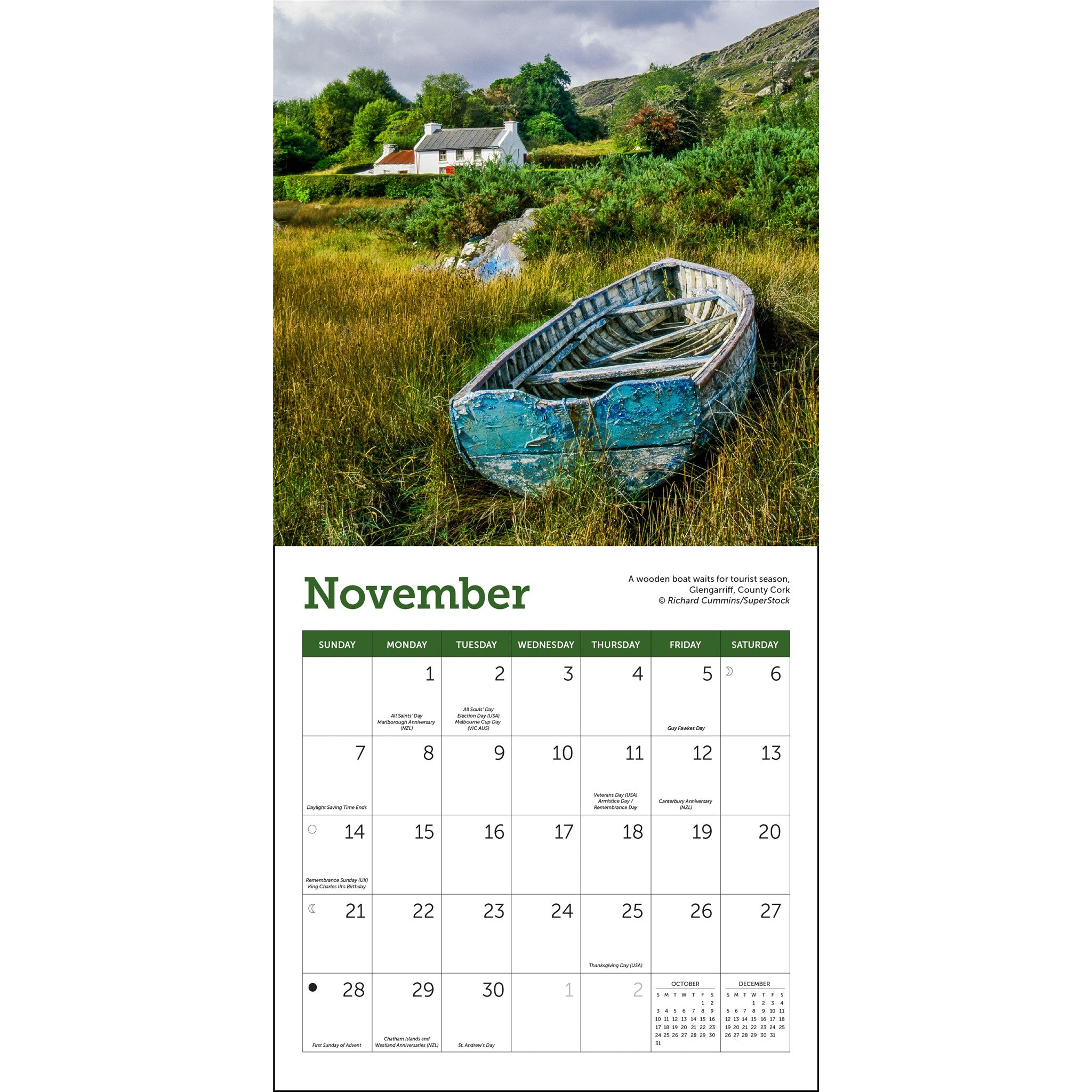 Irlande 2027 Mini Calendrier