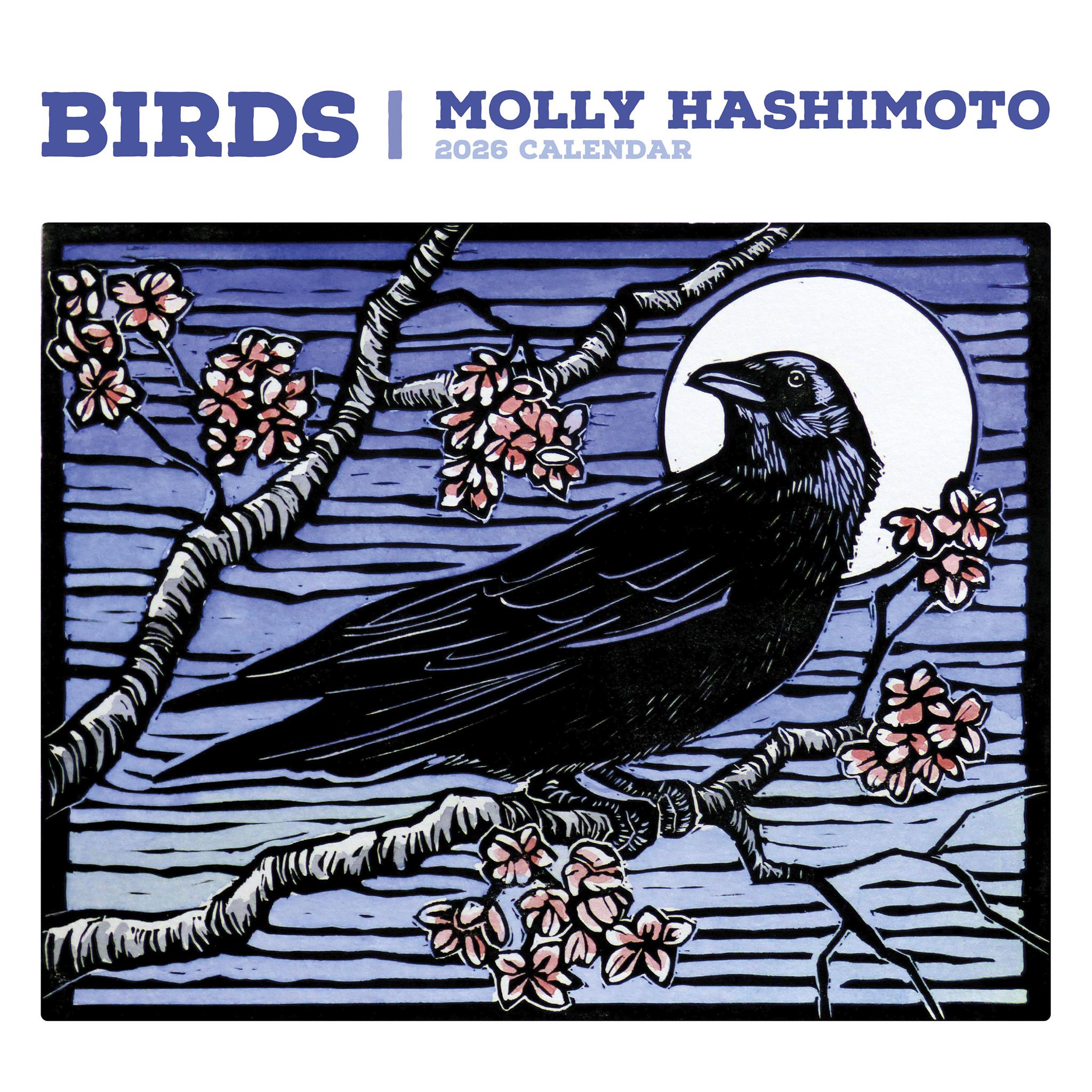 Calendrier mural Molly Hashimoto Oiseaux 2026
