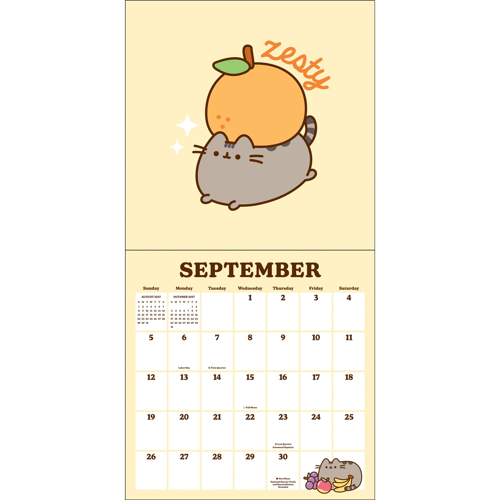 Calendrier Mural Pusheen 2027