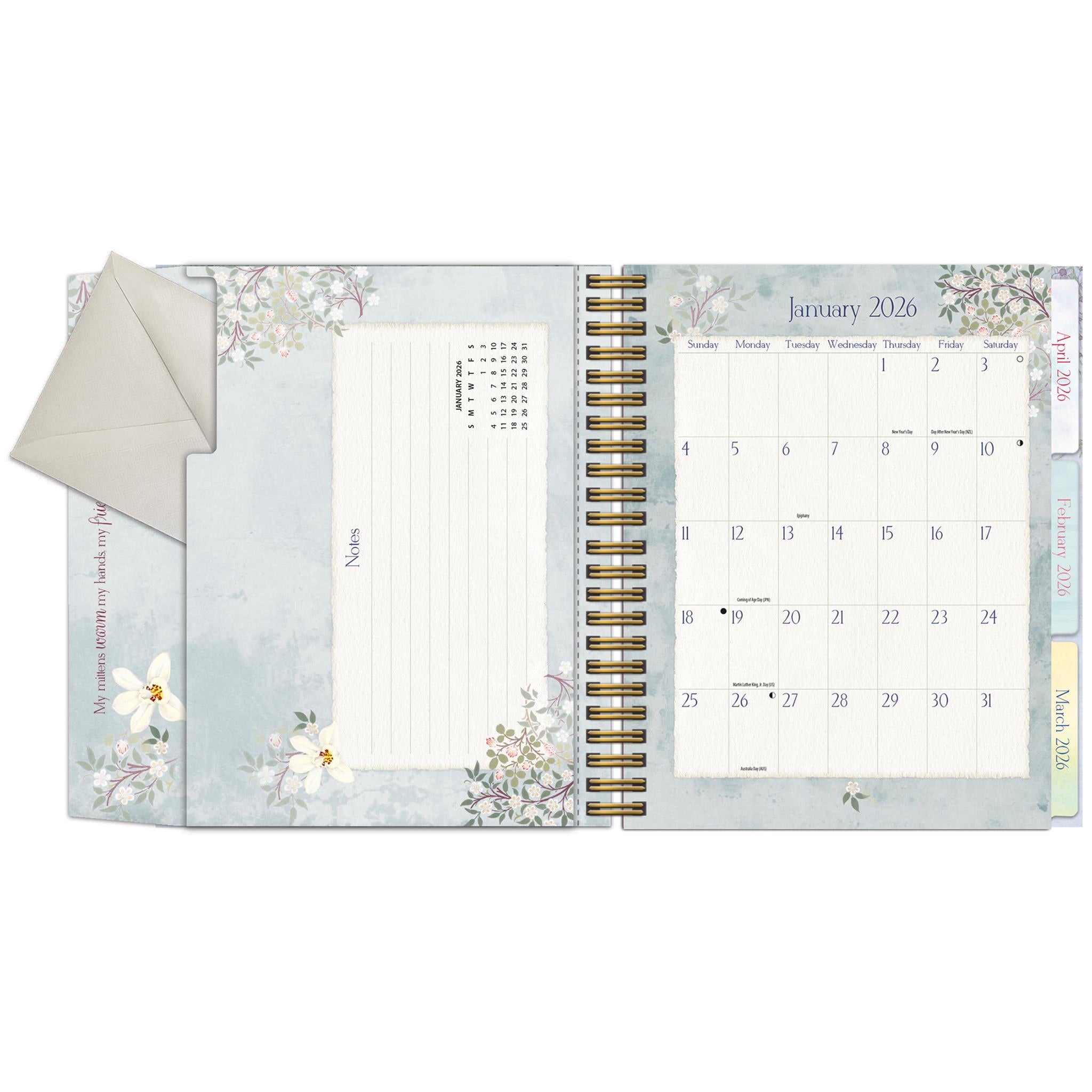 Botanical Gardens File It 2026 Engagement Calendar