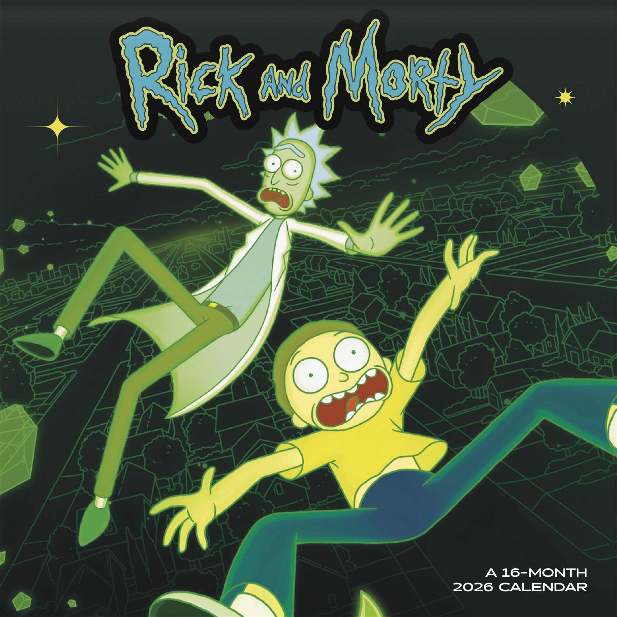 Mini-calendrier Rick et Morty 2026