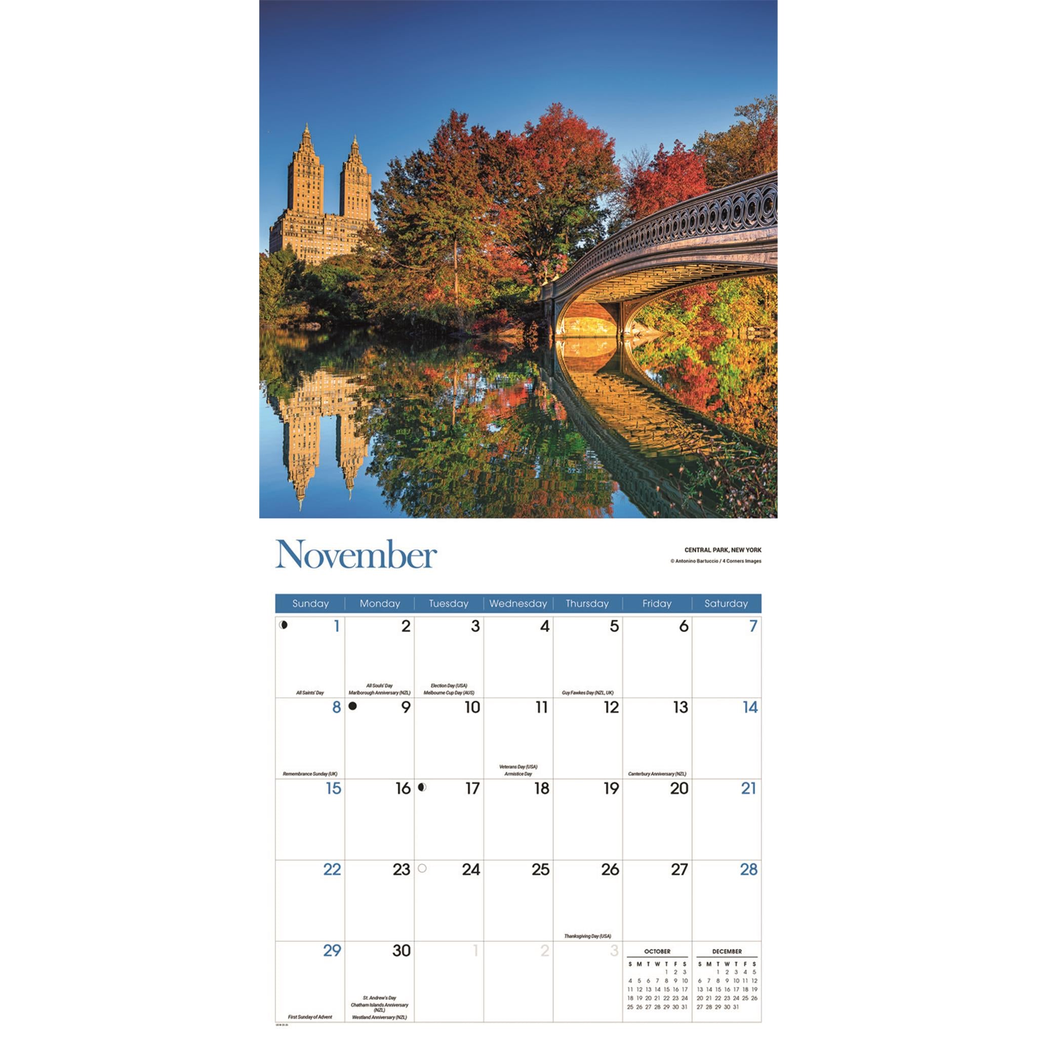 Calendrier mural des saisons 2026