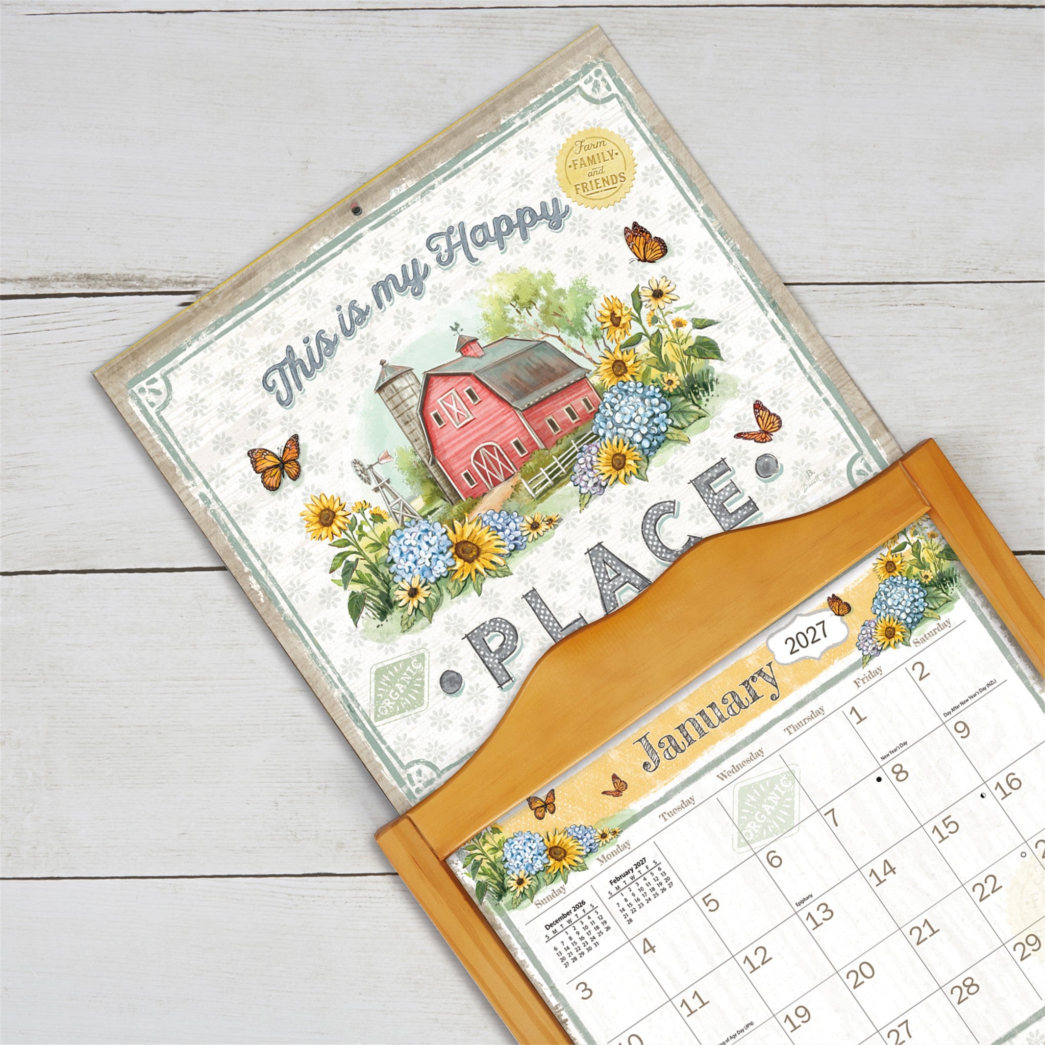 Farmhouse 2027 Wall Calendar - Online Only