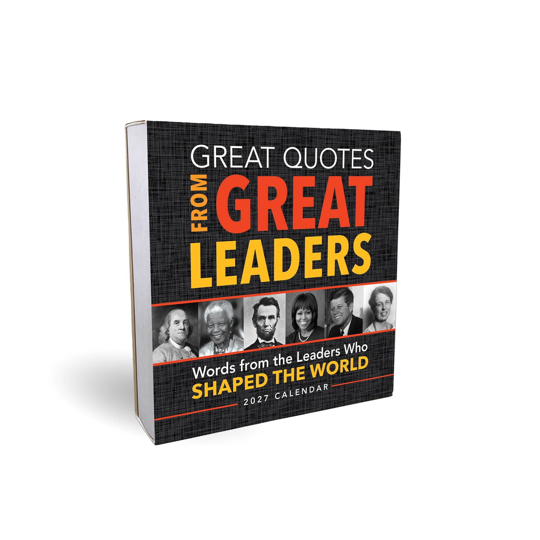 Great Quotes From Great Leaders 2027 Box Calendar - Online Only