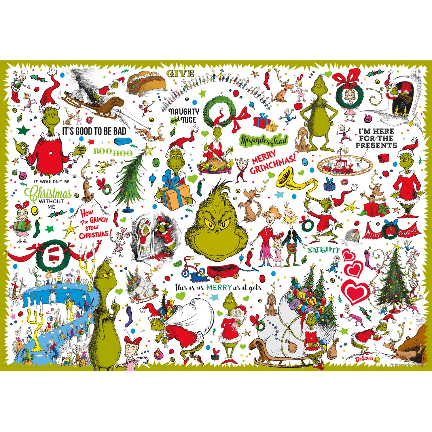 Puzzle de Noël du Grinch de 1000 pièces